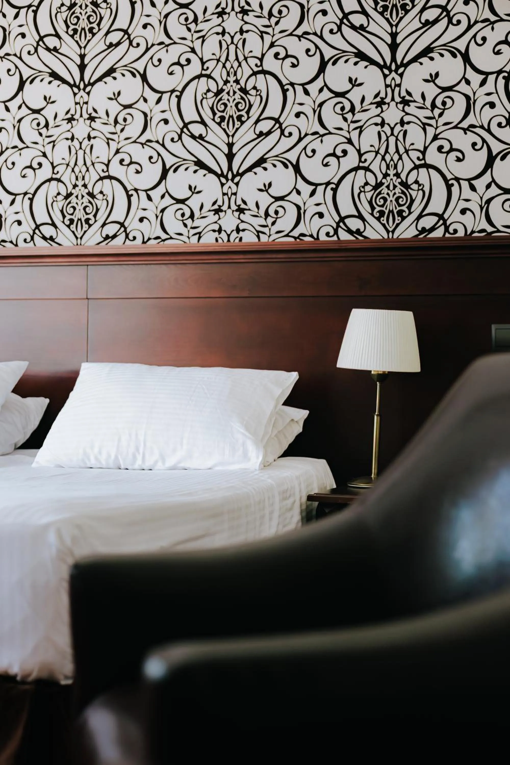 Bed in Hotel Wileński