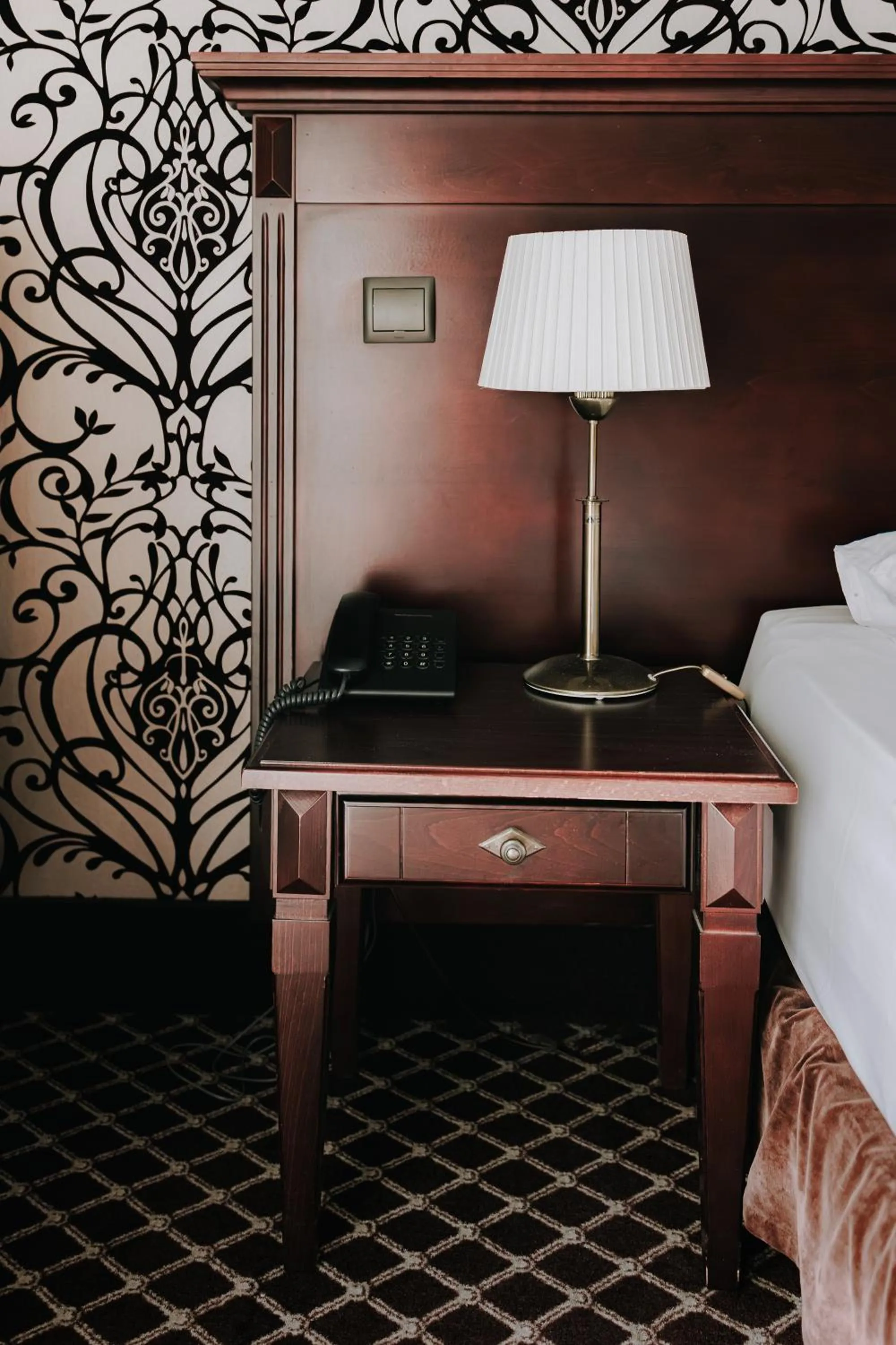 Bed in Hotel Wileński