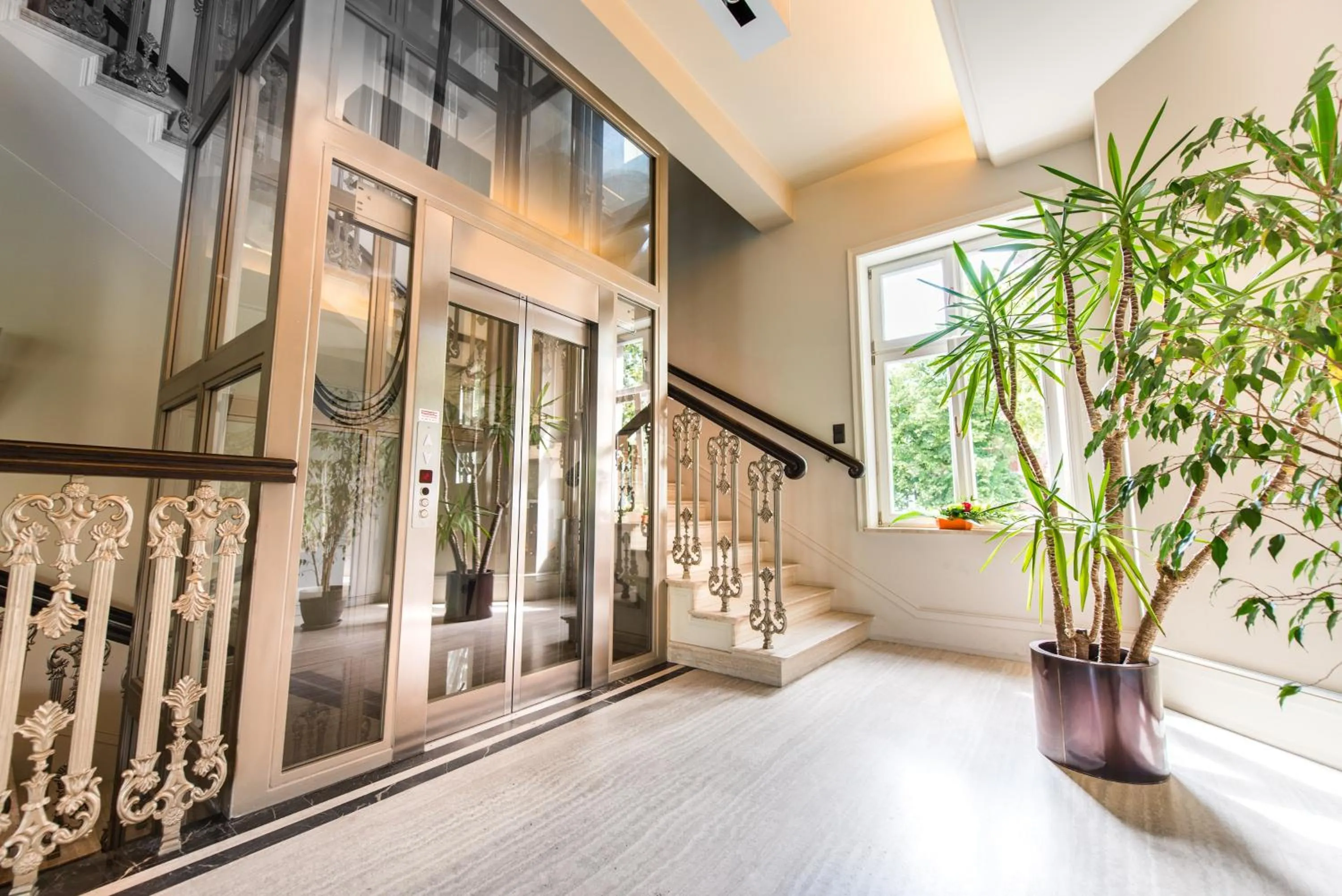 Lobby or reception in Hotel Wileński