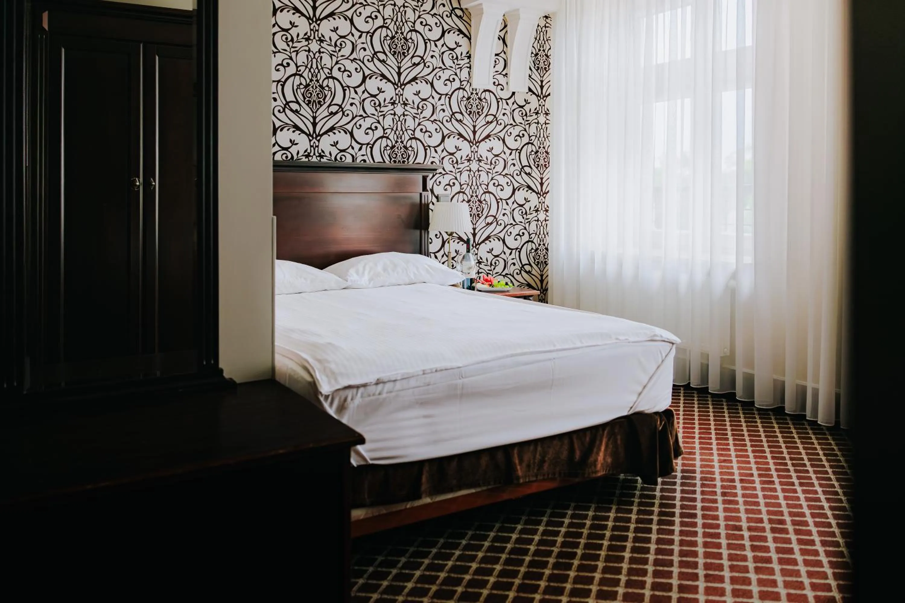 Bed in Hotel Wileński