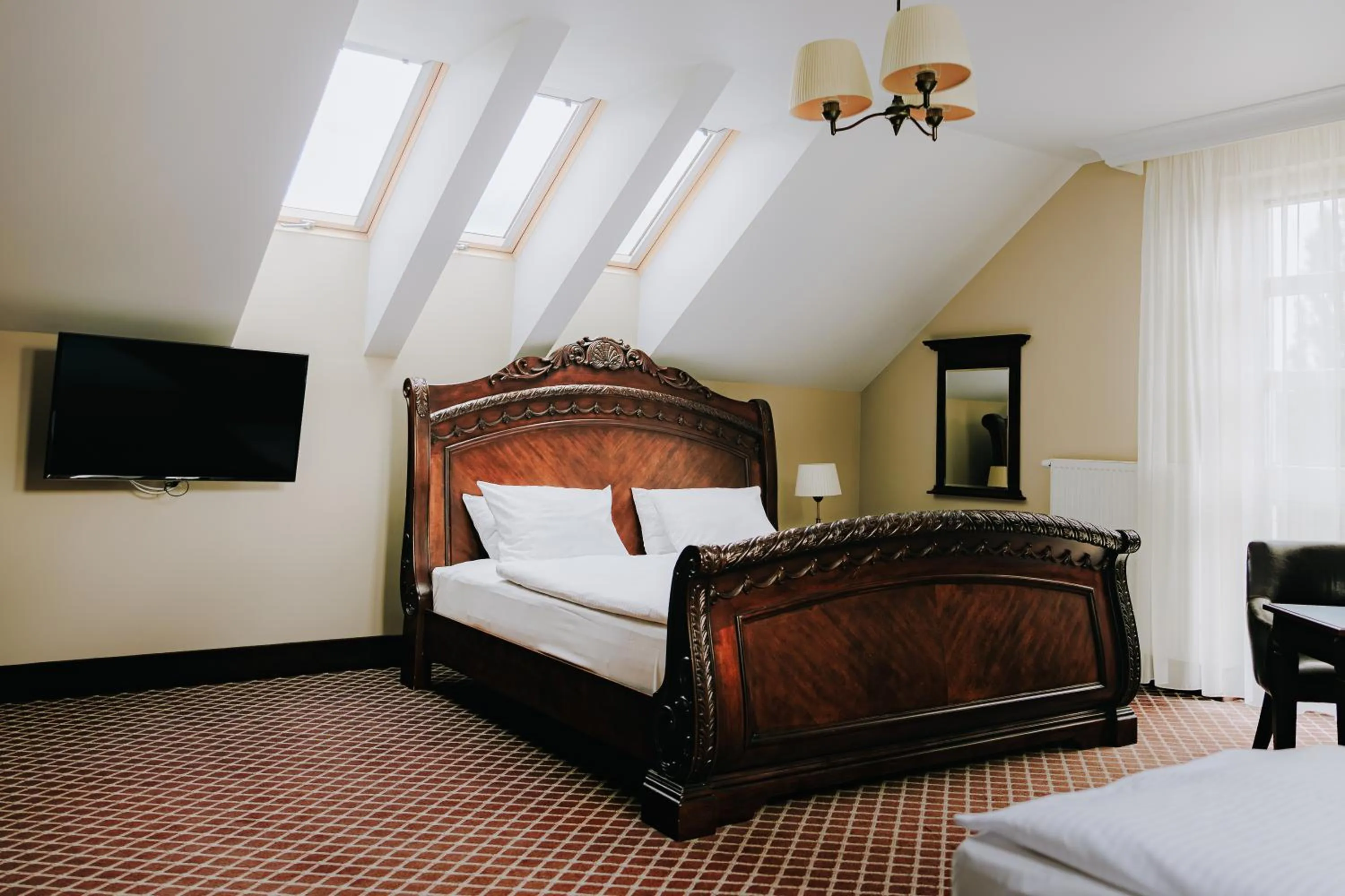 Bed in Hotel Wileński