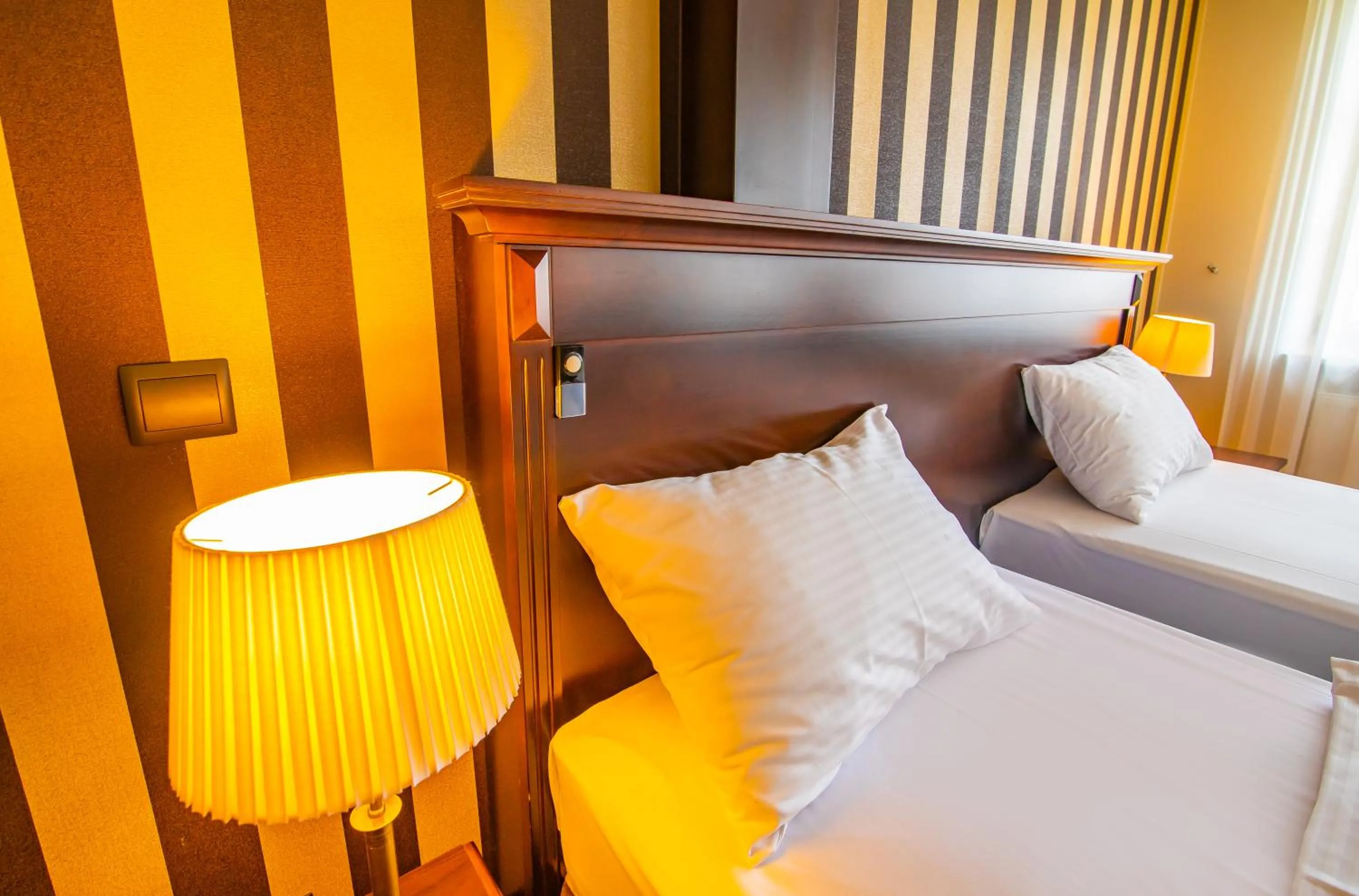 Bed in Hotel Wileński