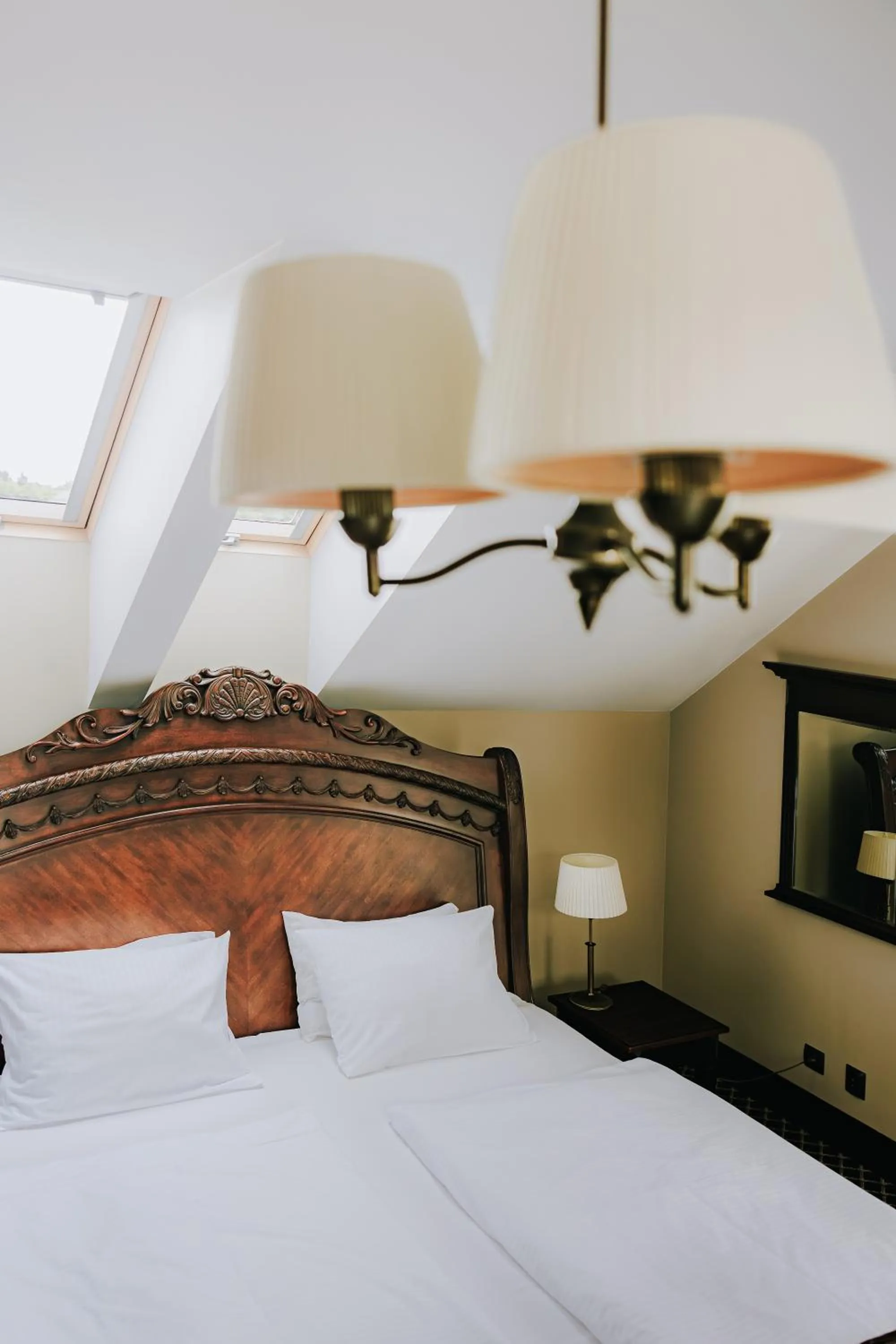 Bed in Hotel Wileński