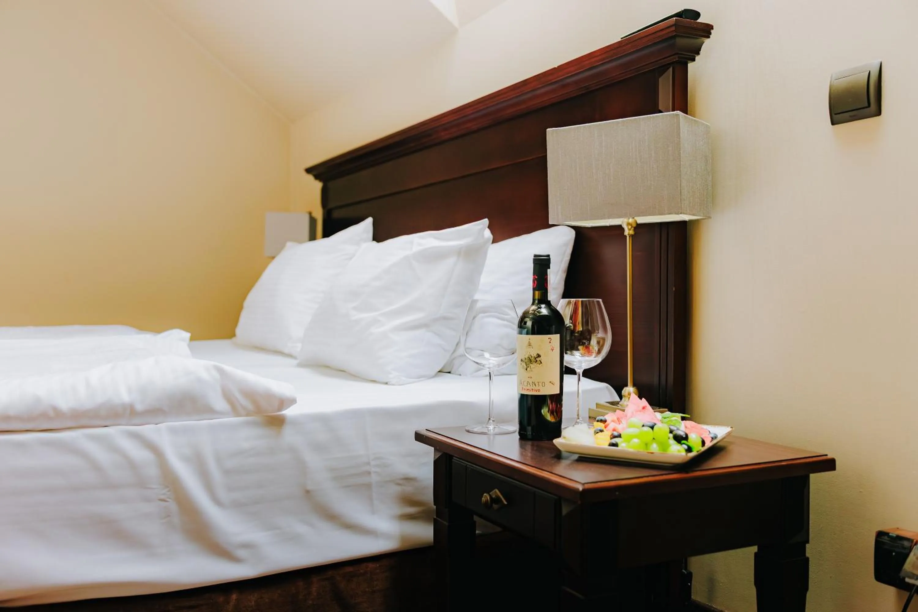 Bed in Hotel Wileński