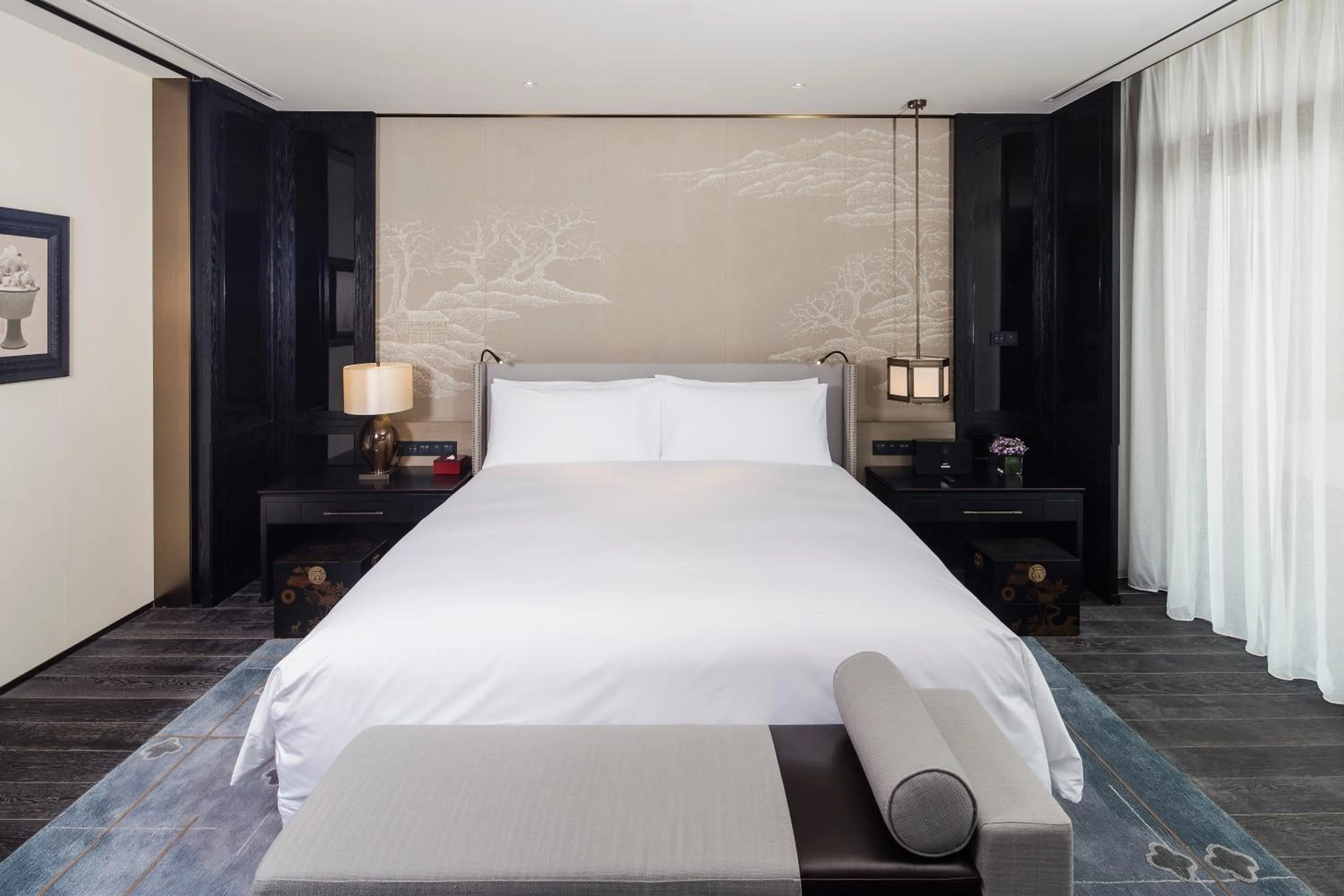 Living room in JiuTai Hotel Hangzhou