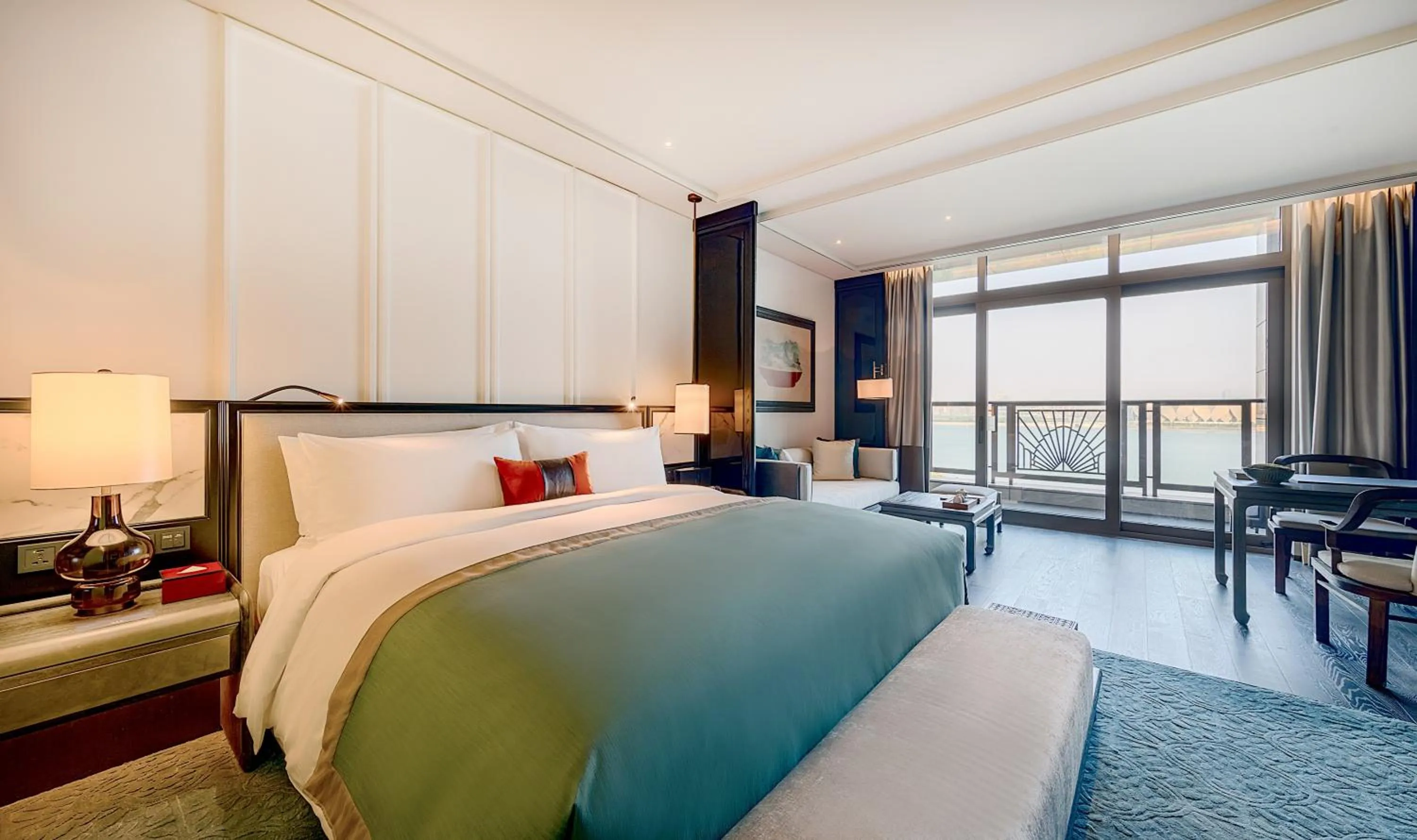 Bedroom in JiuTai Hotel Hangzhou