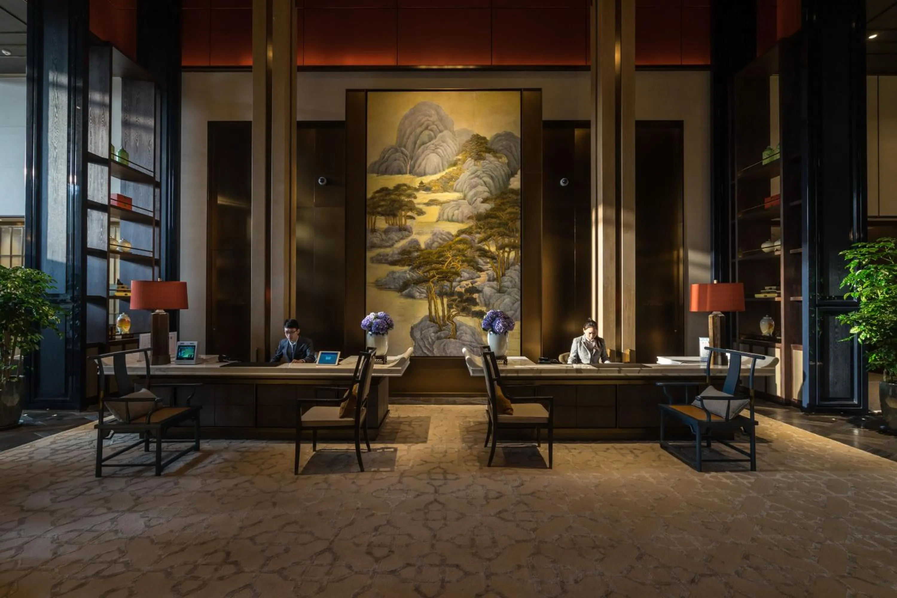 Decorative detail in JiuTai Hotel Hangzhou