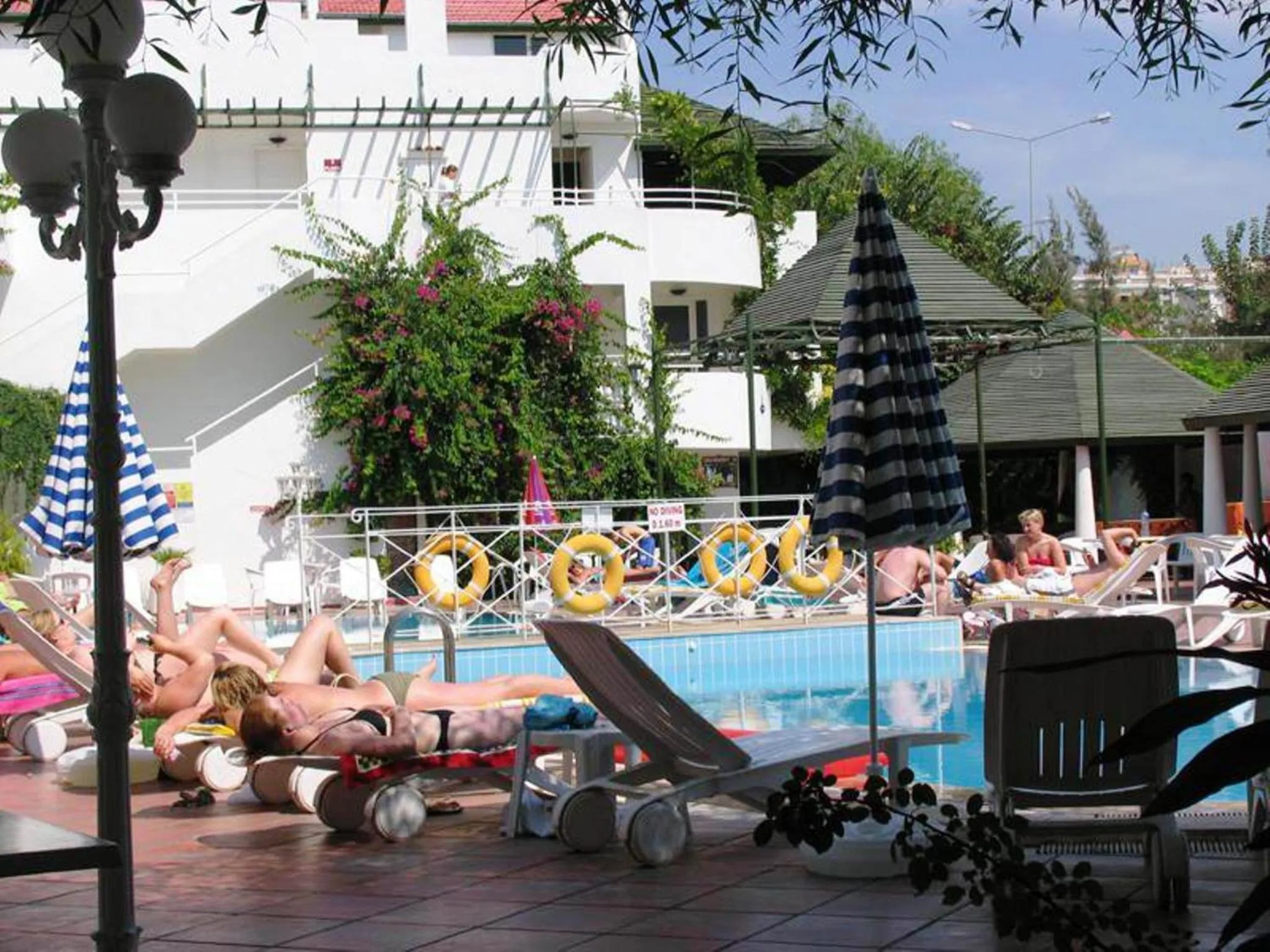 Garden in Hotel Golden Gate