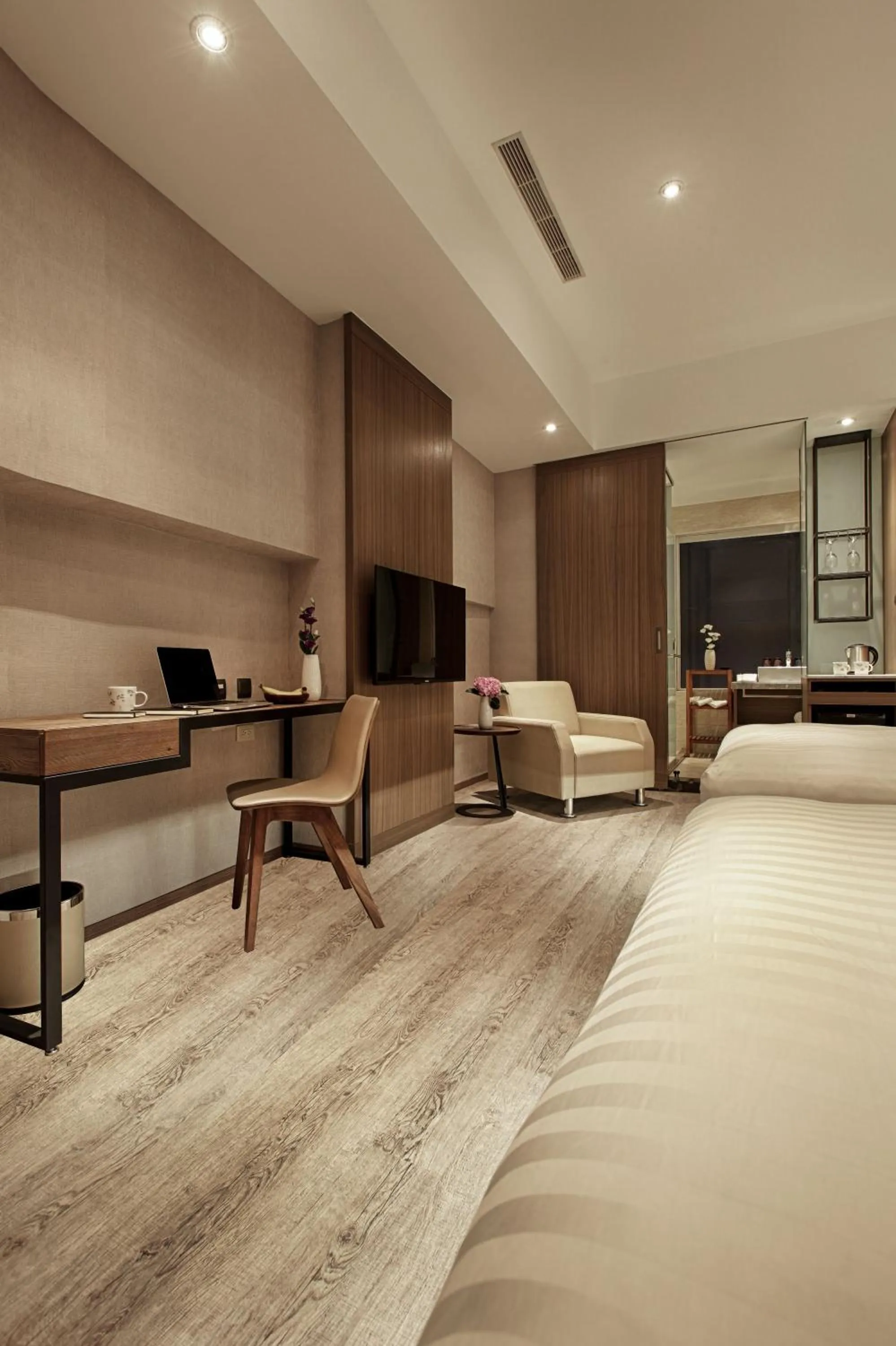 Decorative detail, Bed in City Place Hotel