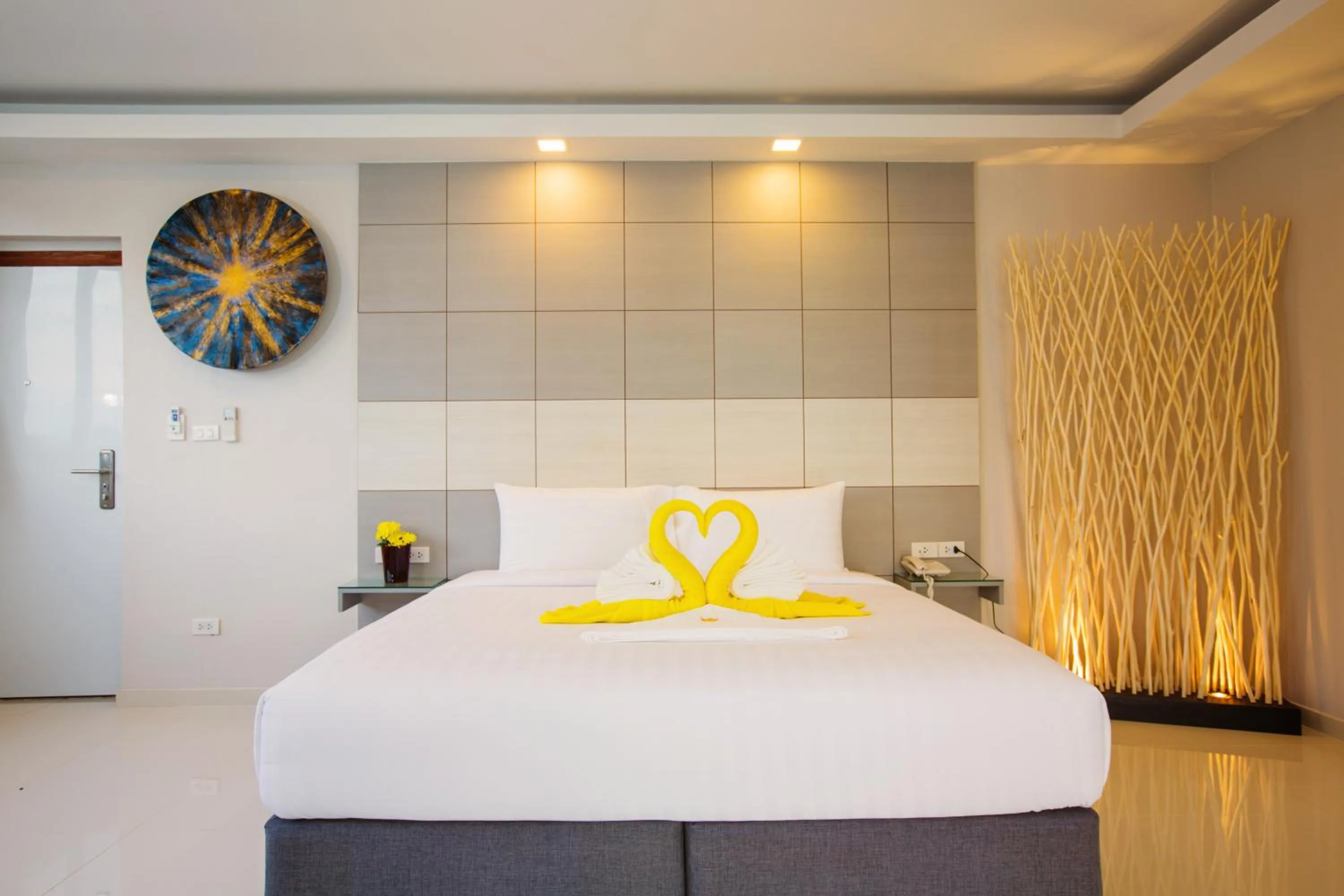 Bedroom, Bed in Sunset Beach Hotel - Adults Only