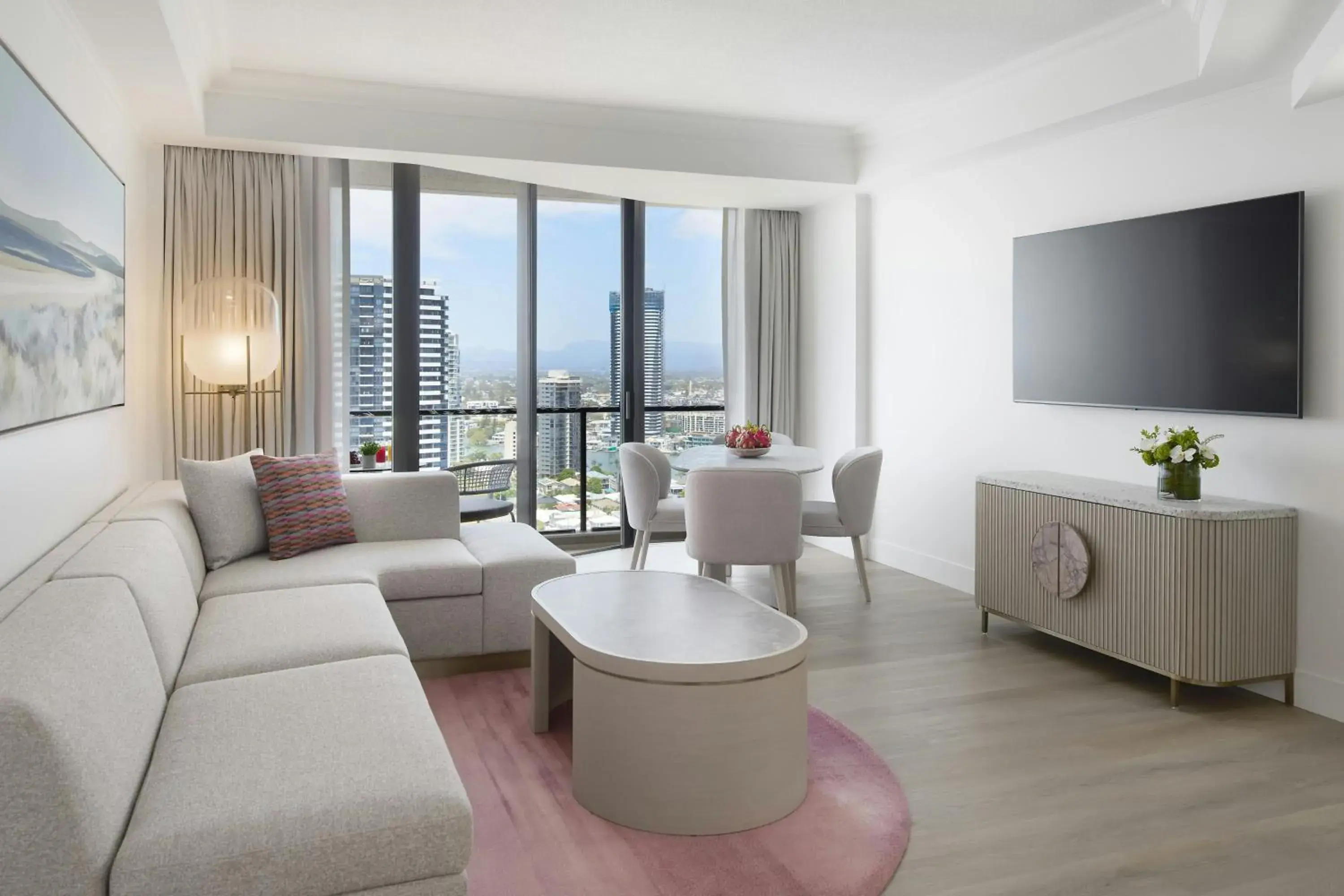 1 Bedroom Deluxe Suite, King, Sofa bed, City view, Balcony in Marriott Vacation Club at Surfers Paradise 1 Bedroom Deluxe Suite, King, Sofa bed, City view, Balcony in Marriott Vacation Club at Surfers Paradise