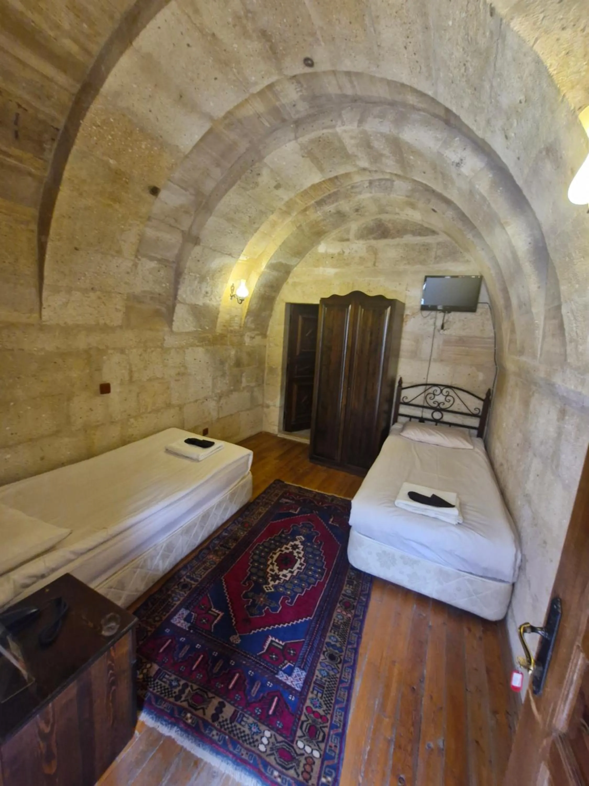 Bed in Nature Park Cave Hotel