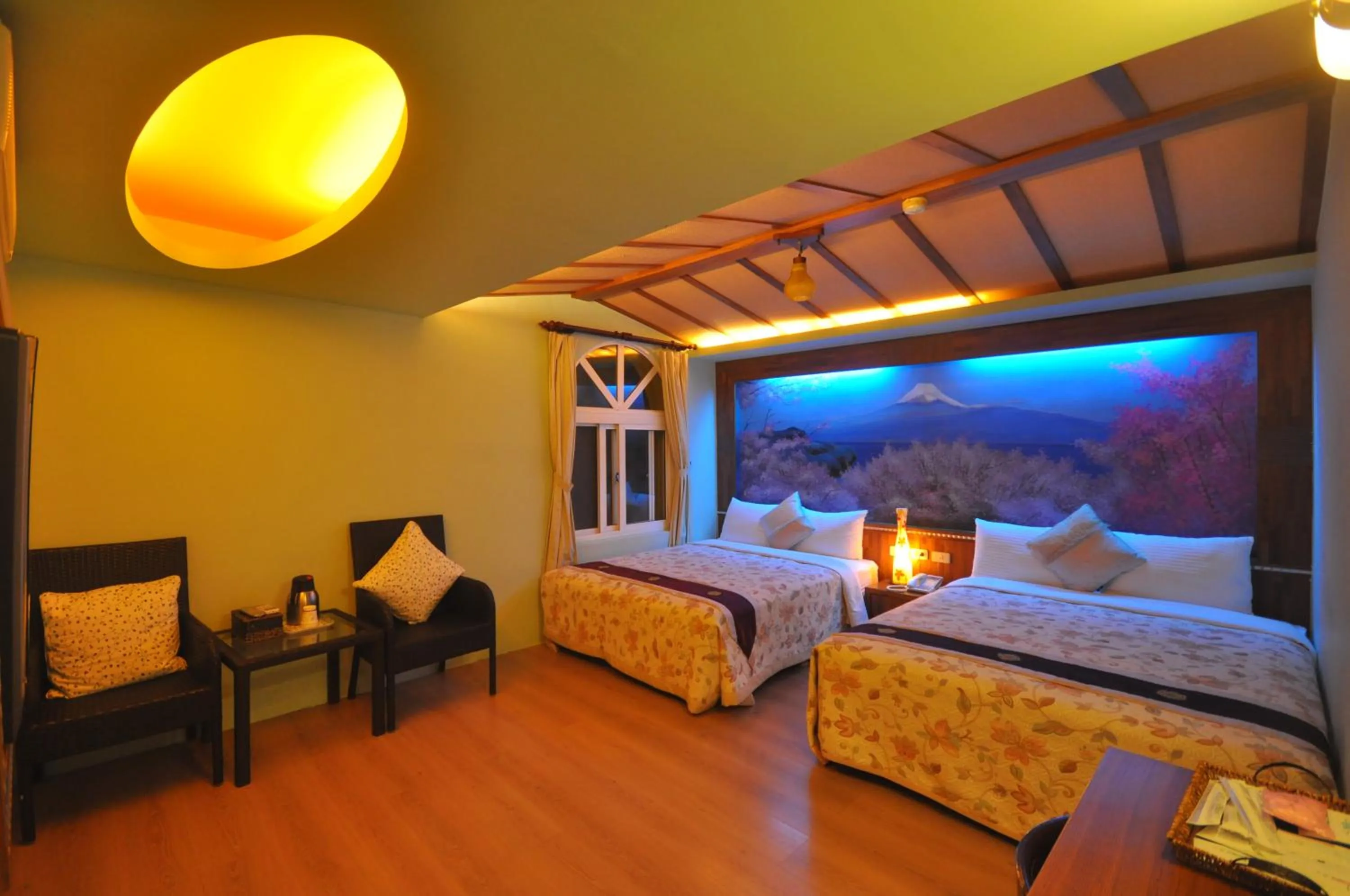 Bed in Siaowan Homestay