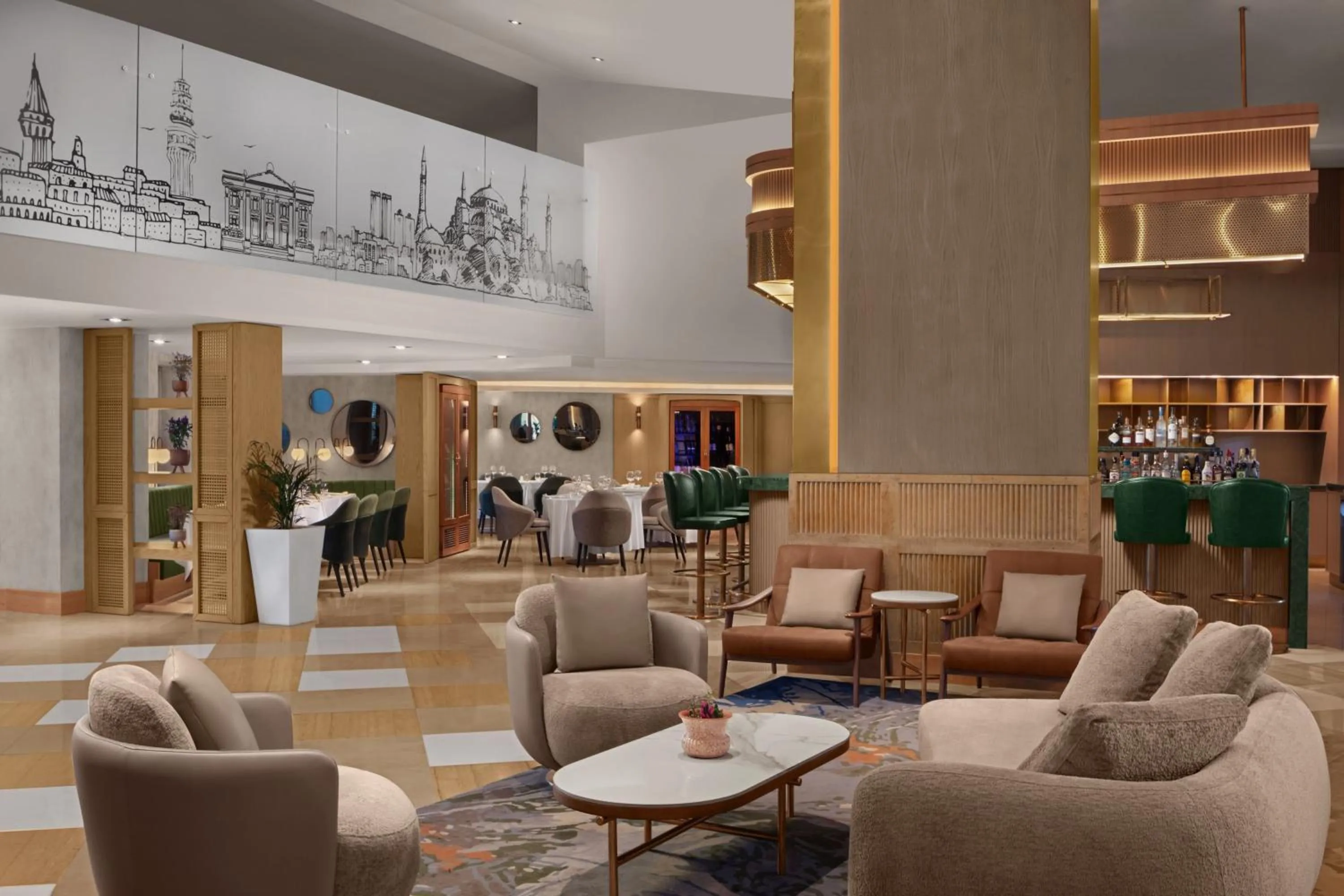 Lobby or reception in Delta Hotels Istanbul West