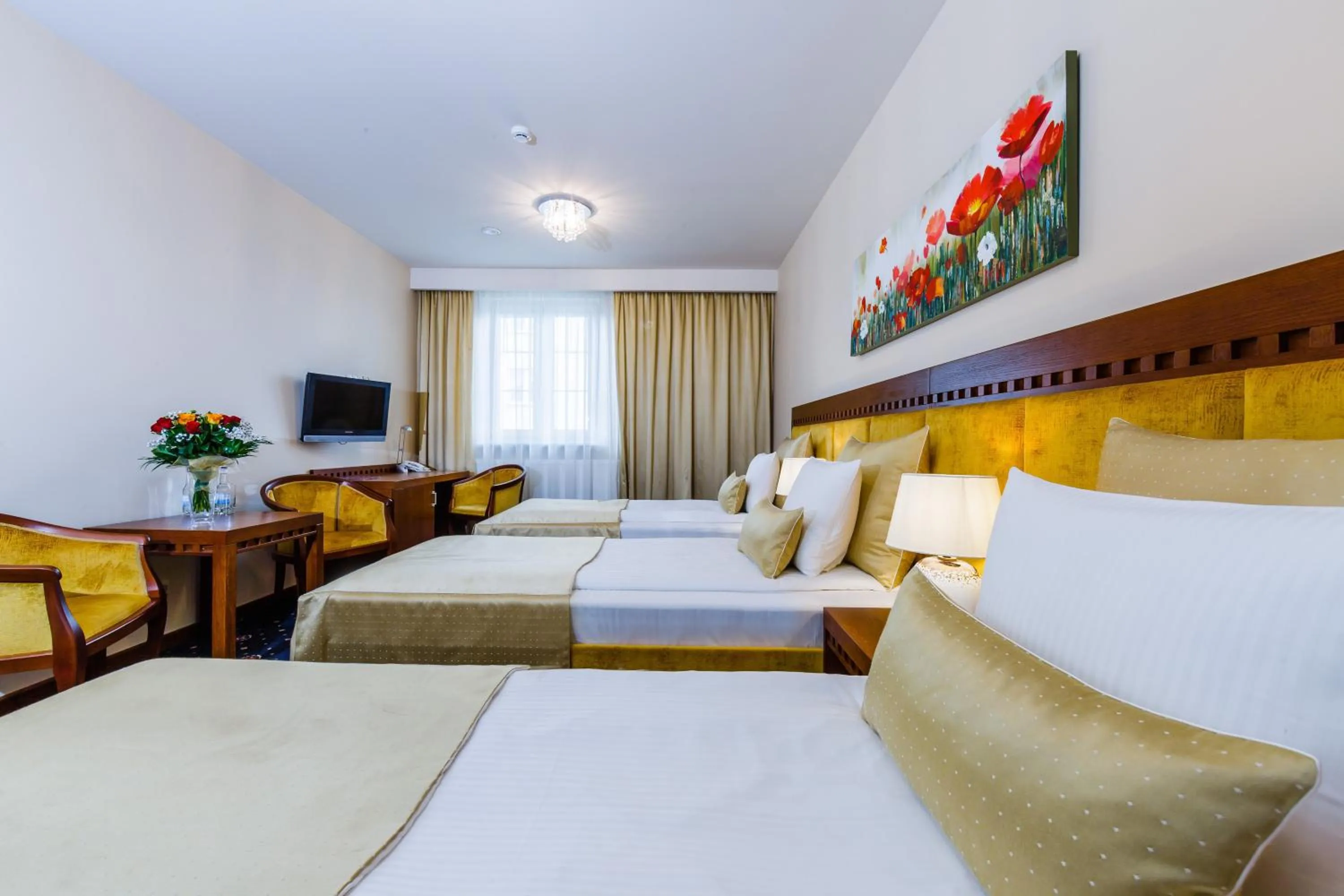 Photo of the whole room, Bed in Grein Hotel