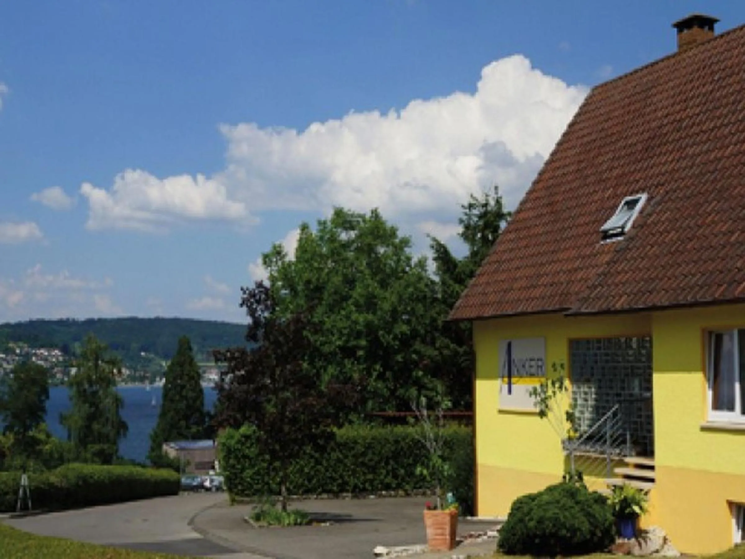 Lake view in Hotel Anker