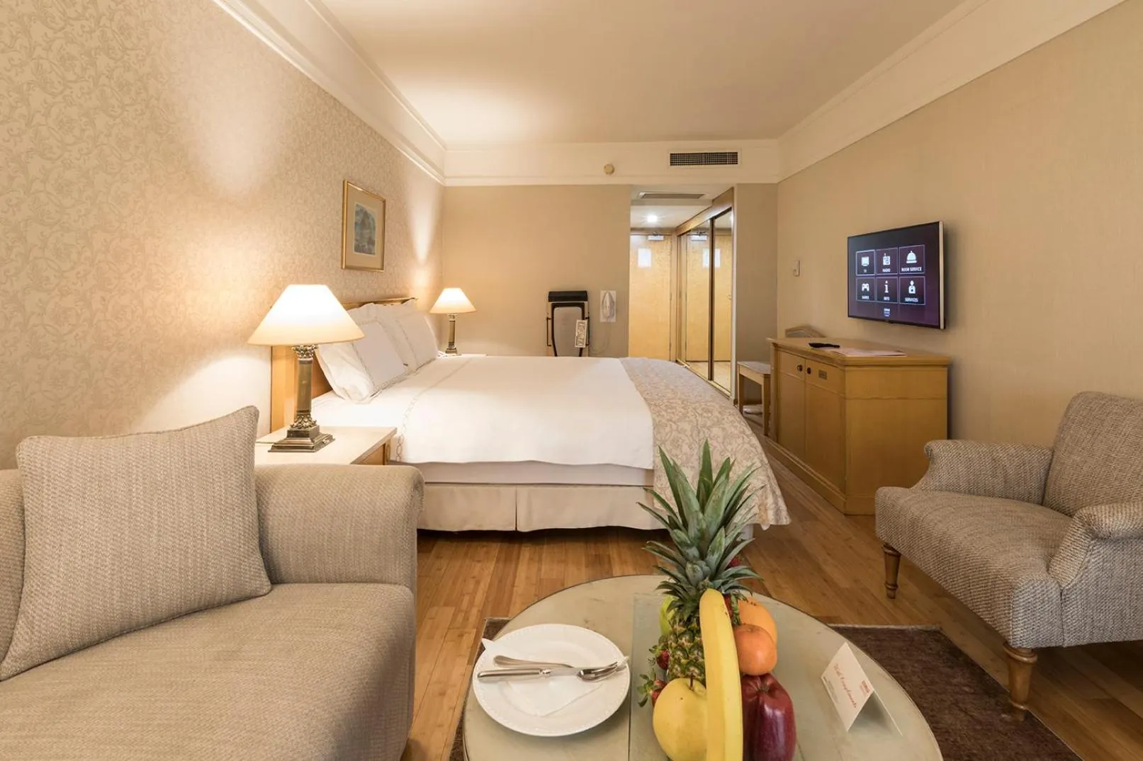 Decorative detail, Bed in Zorlu Grand Hotel Trabzon