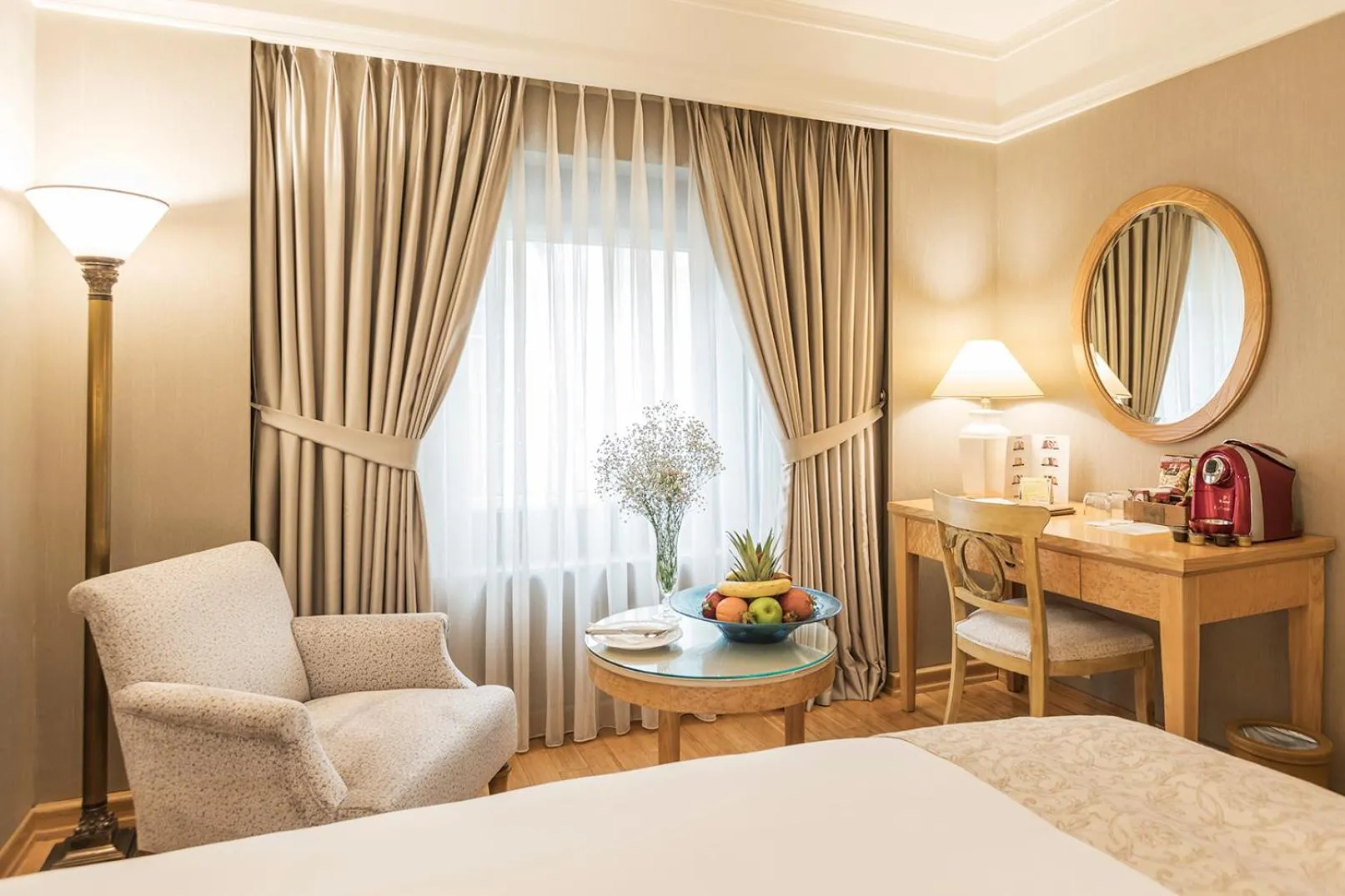 Decorative detail, Bed in Zorlu Grand Hotel Trabzon