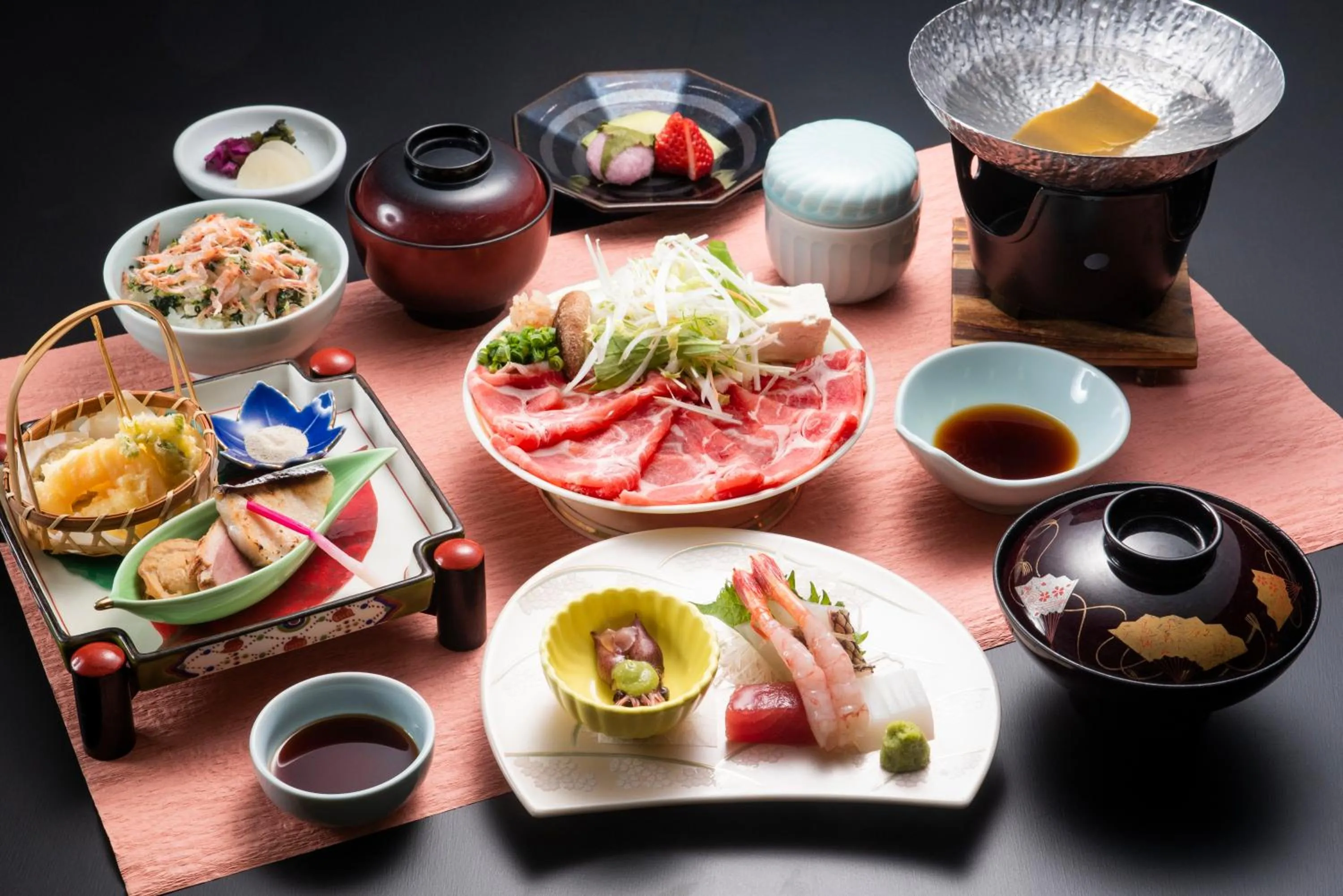 Dinner in Hotel Green Hill Kagoshima