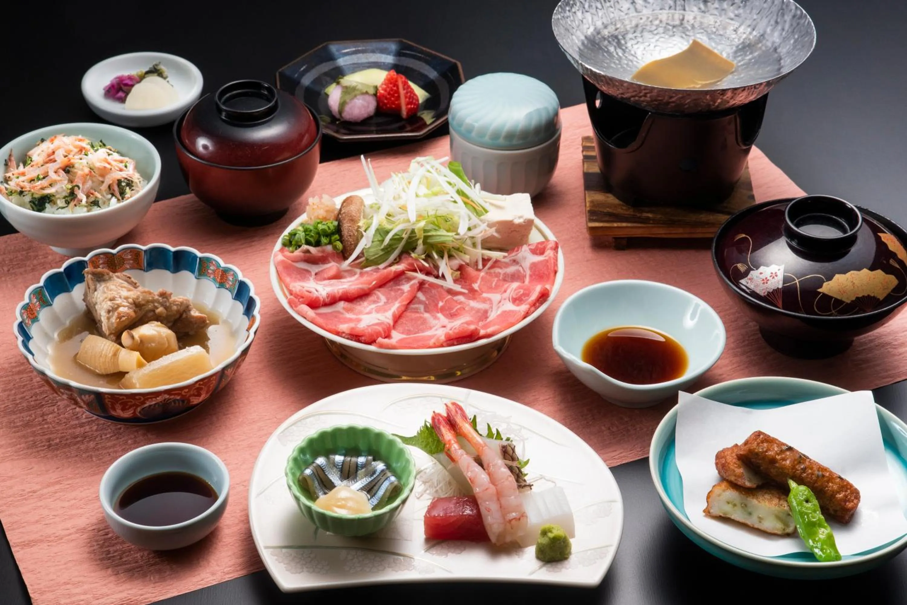 Food close-up in Hotel Green Hill Kagoshima