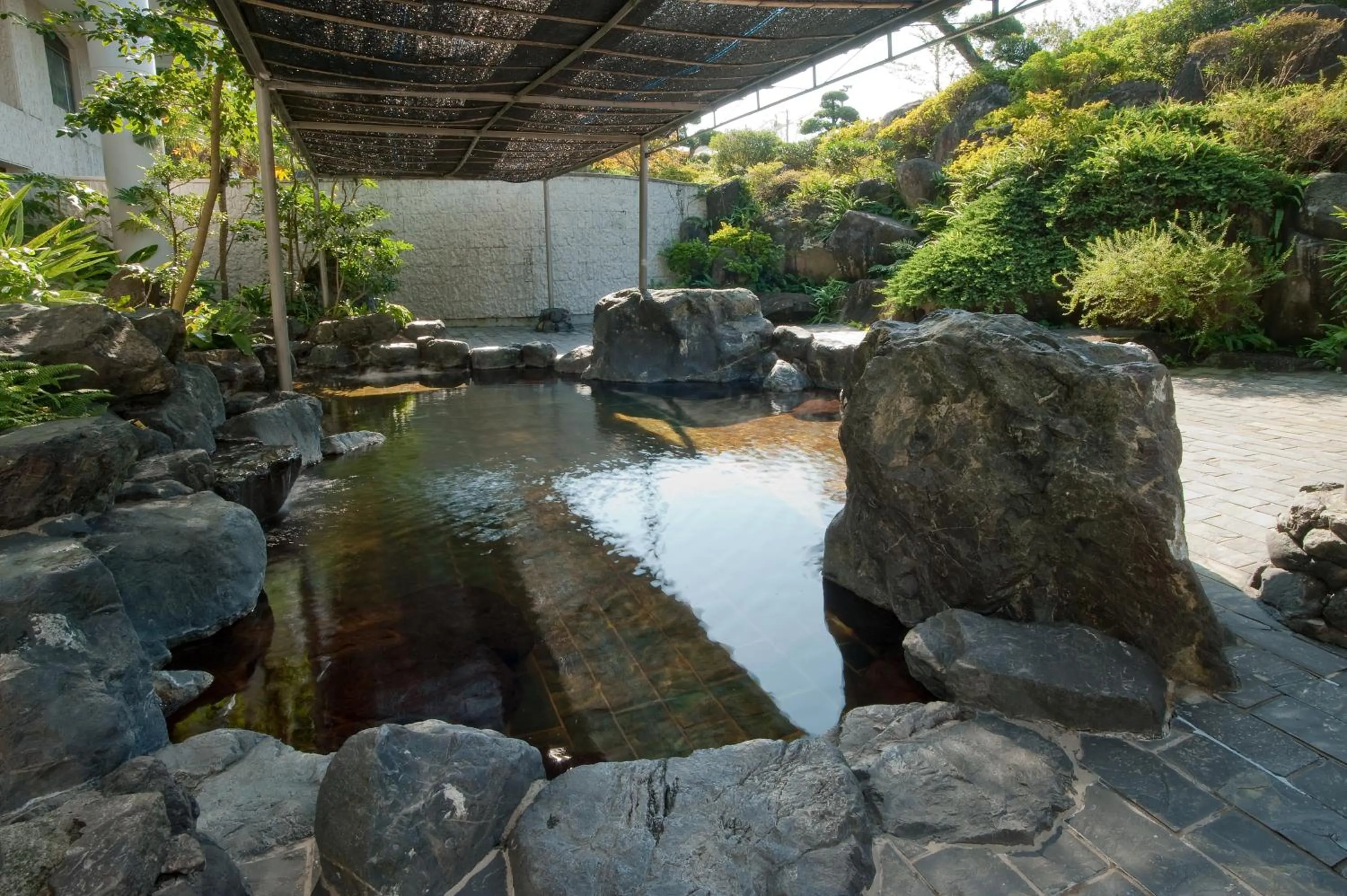 Hot Spring Bath in Hotel Green Hill Kagoshima