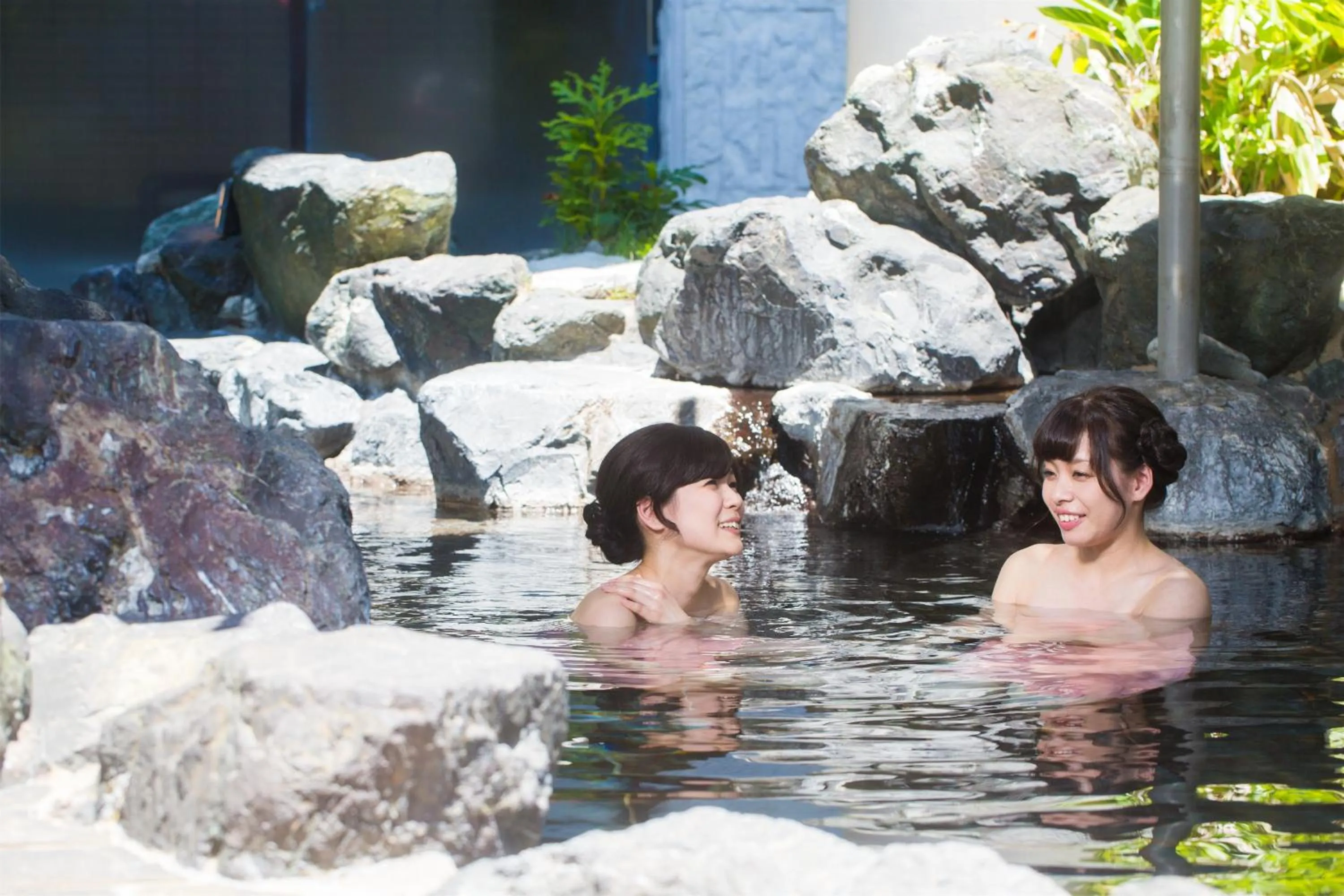 Open Air Bath in Hotel Green Hill Kagoshima