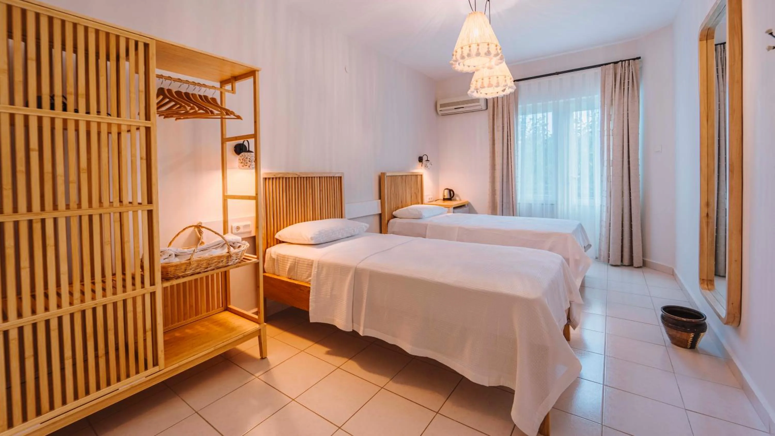 Bed in Golden Lighthouse Hotel