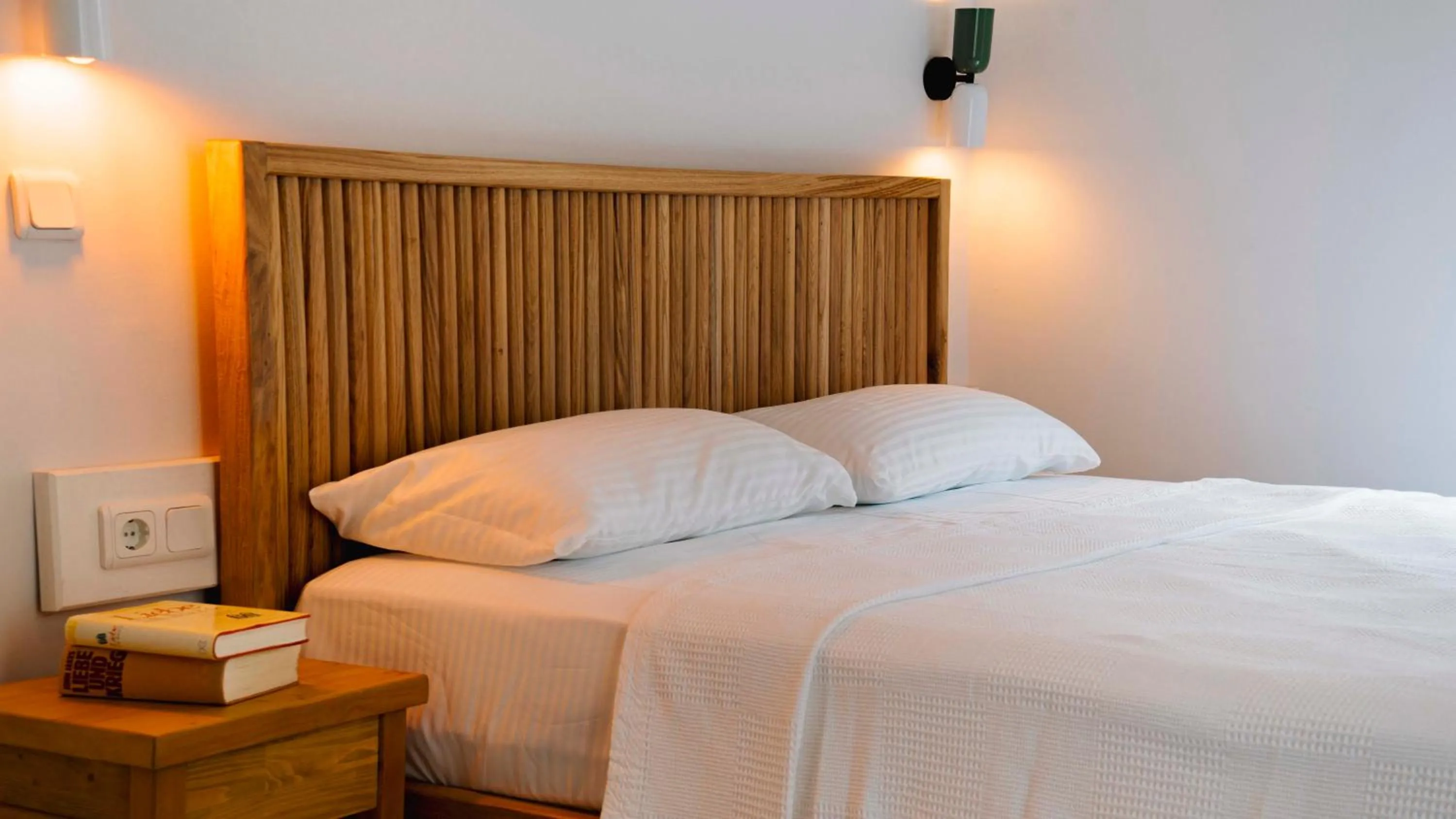 Bed in Golden Lighthouse Hotel