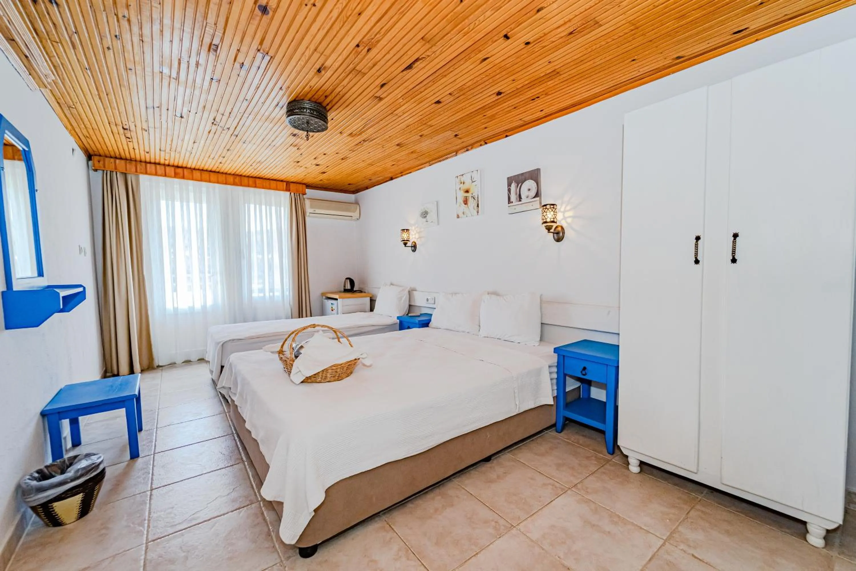 Bed in Golden Lighthouse Hotel