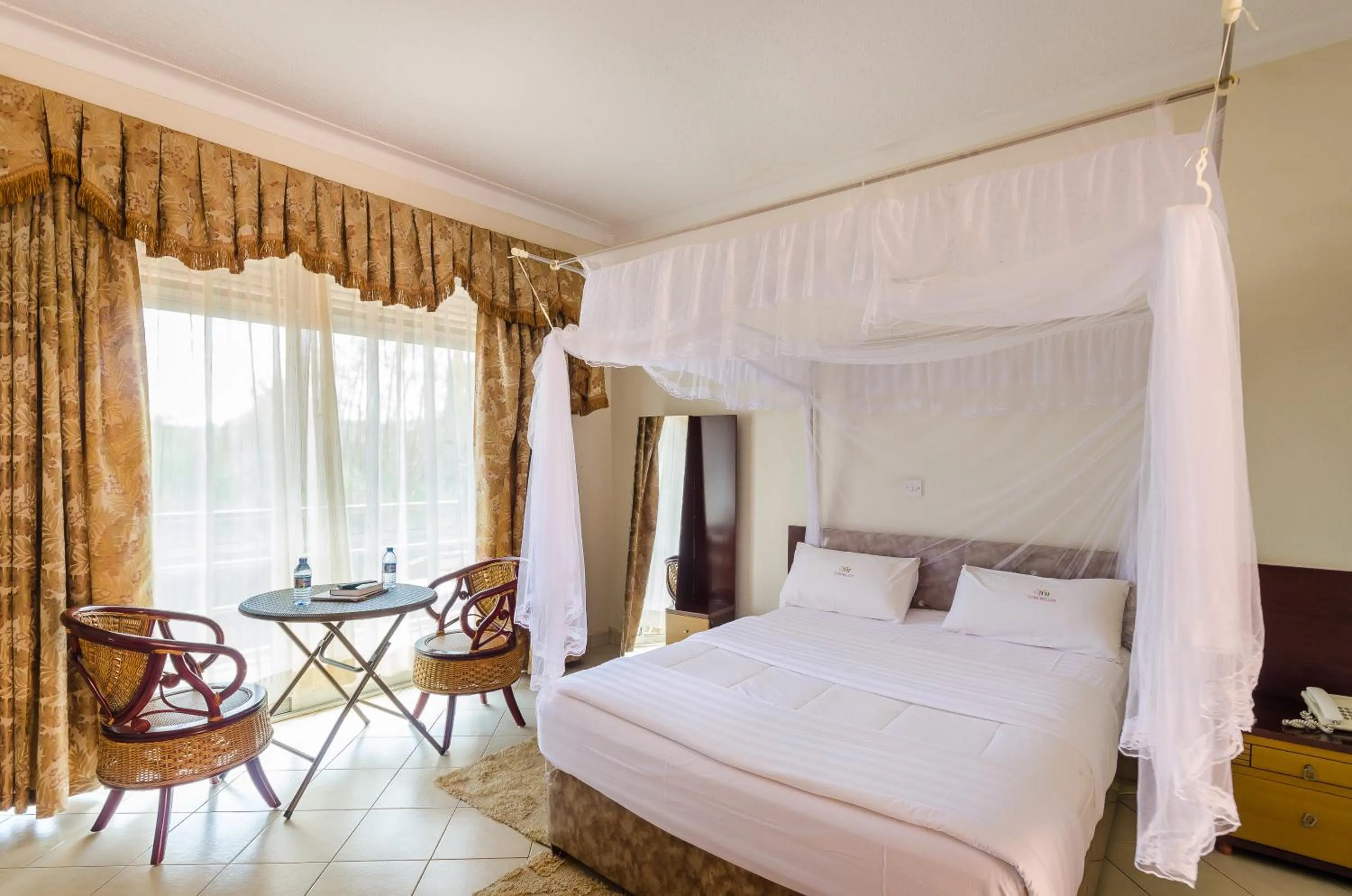 Seating area in Victoria Travel Hotel