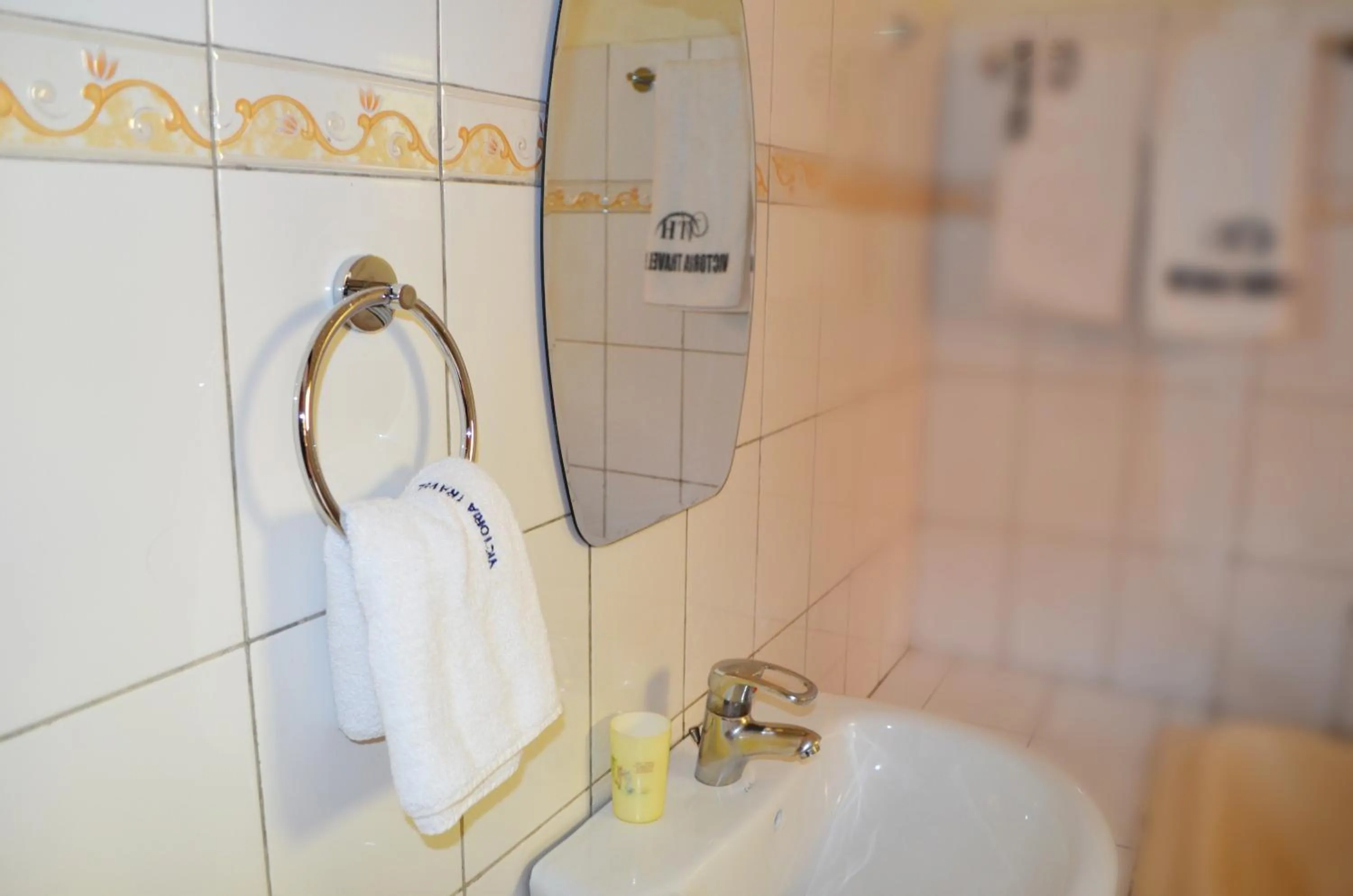 Bathroom in Victoria Travel Hotel