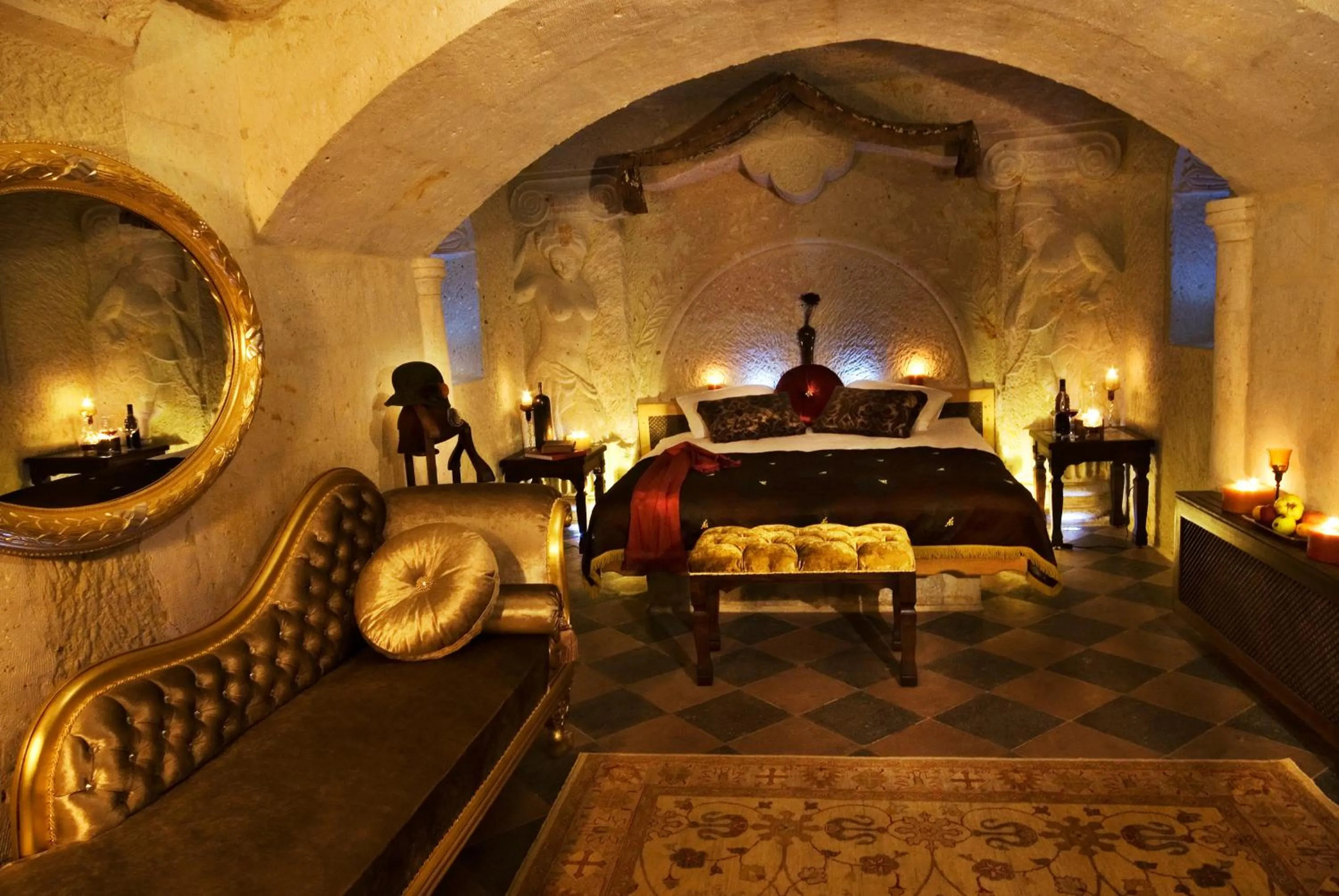Photo of the whole room in Cappadocia Perimasali Cave Hotel