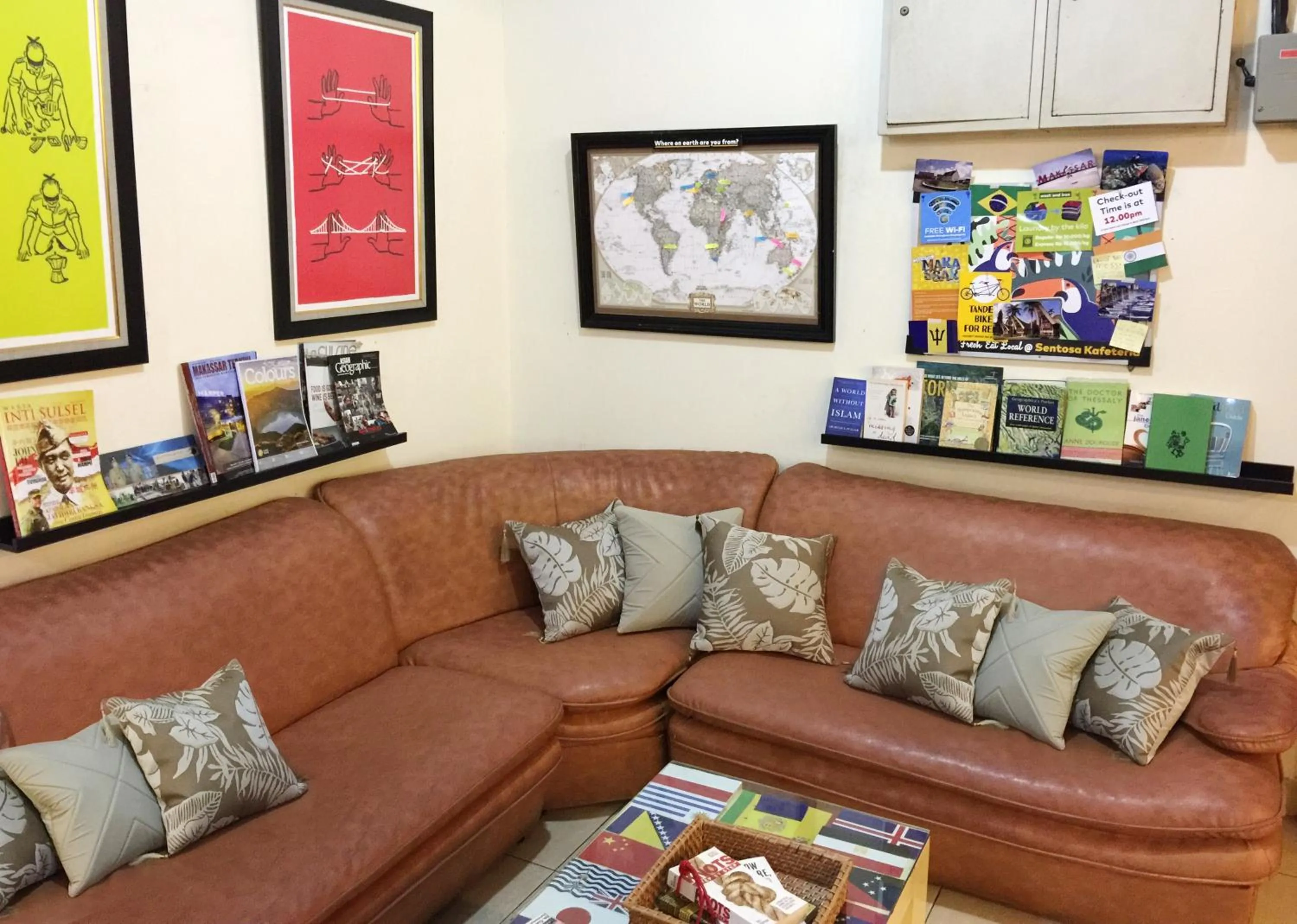 Living room in Wisma Sentosa