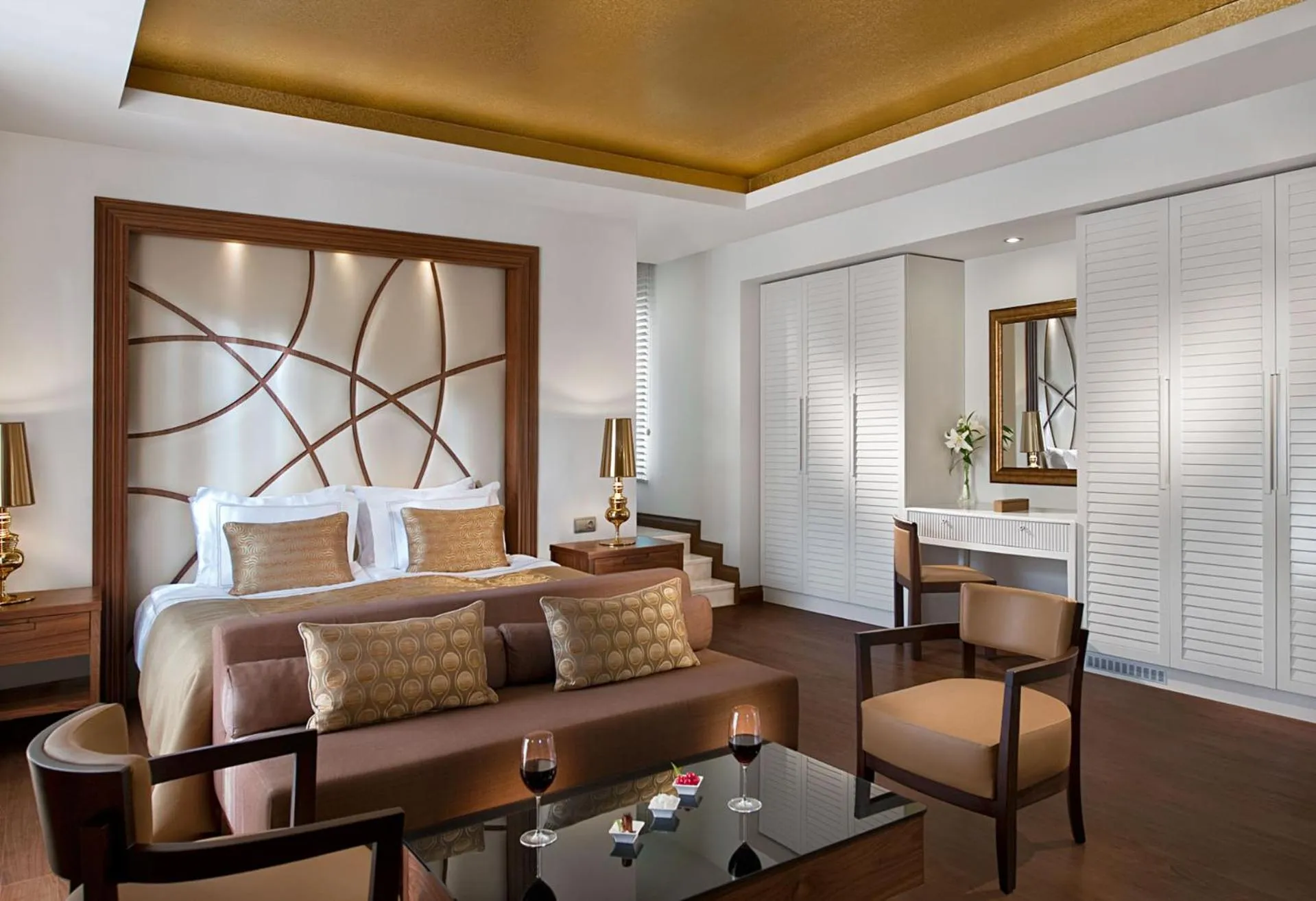 Living room, Bed in Akka Antedon Hotel - Premium All Inclusive