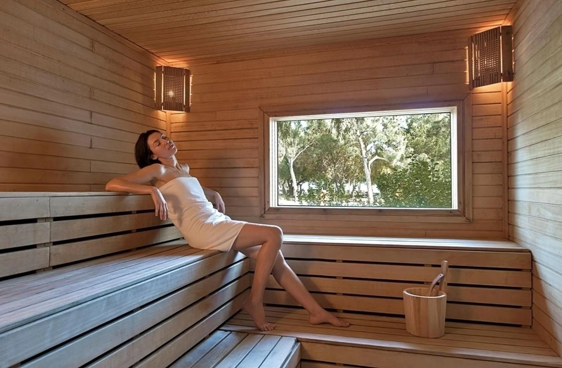 Sauna in Akka Antedon Hotel - Premium All Inclusive