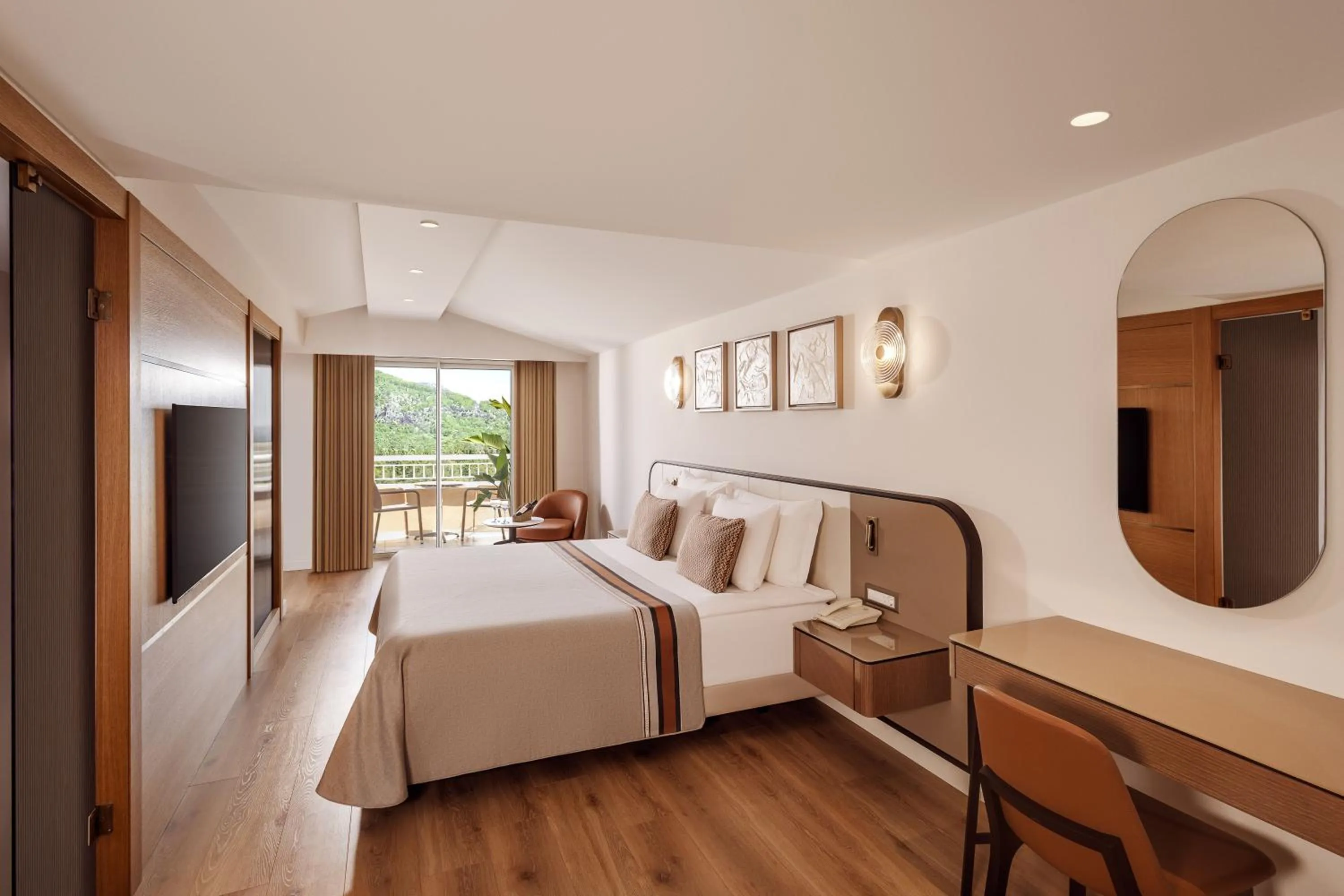 Bedroom, Bed in Akka Antedon Hotel - Premium All Inclusive