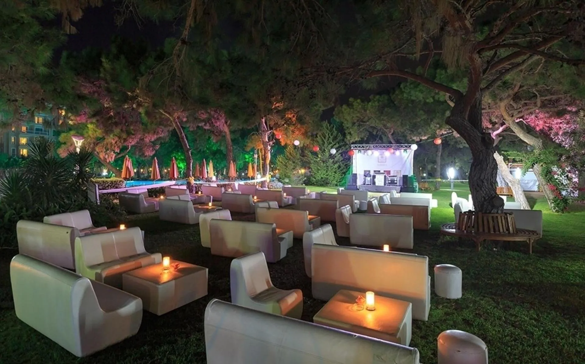 Patio in Akka Antedon Hotel - Premium All Inclusive