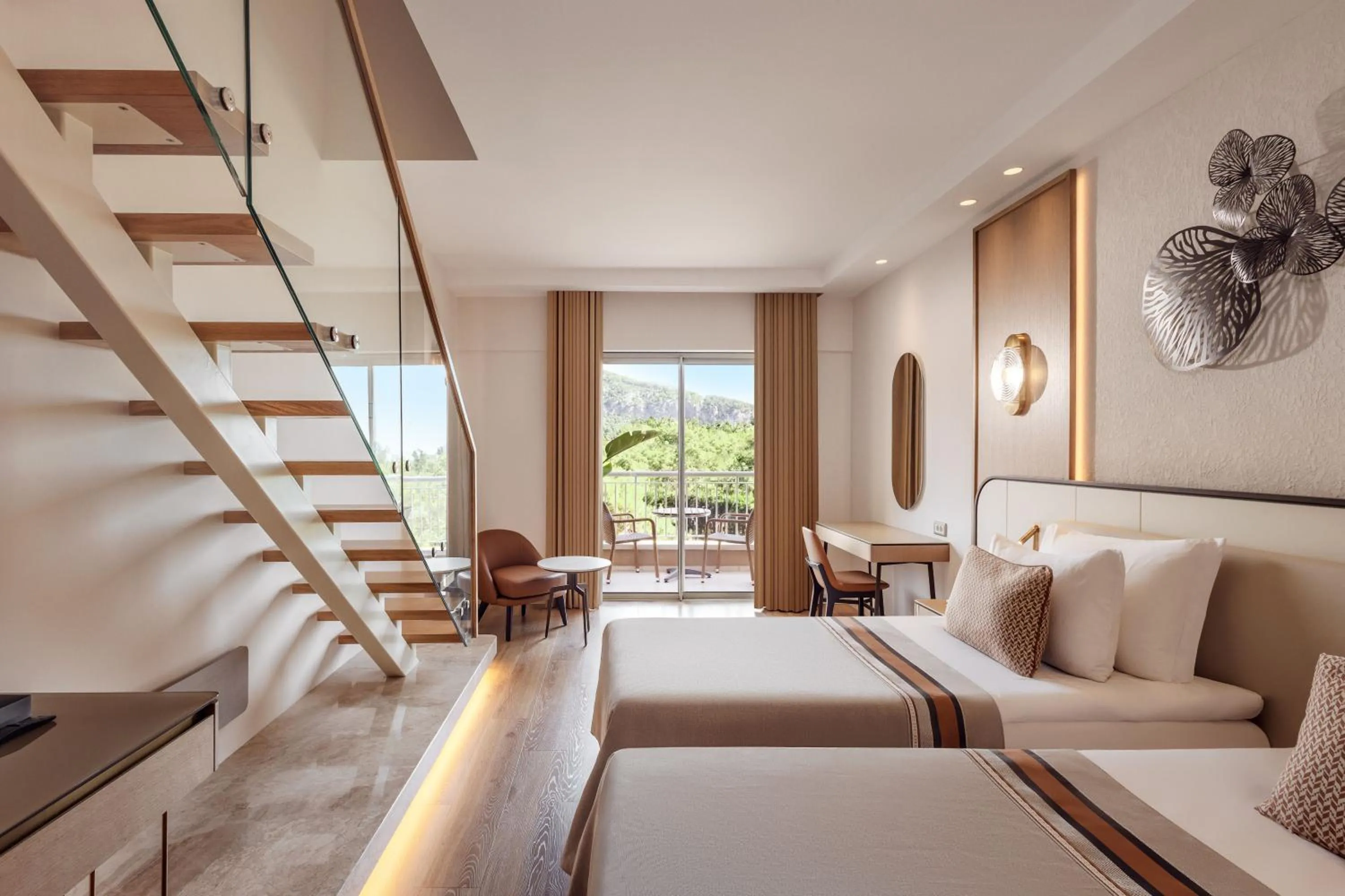 Bed in Akka Antedon Hotel - Premium All Inclusive