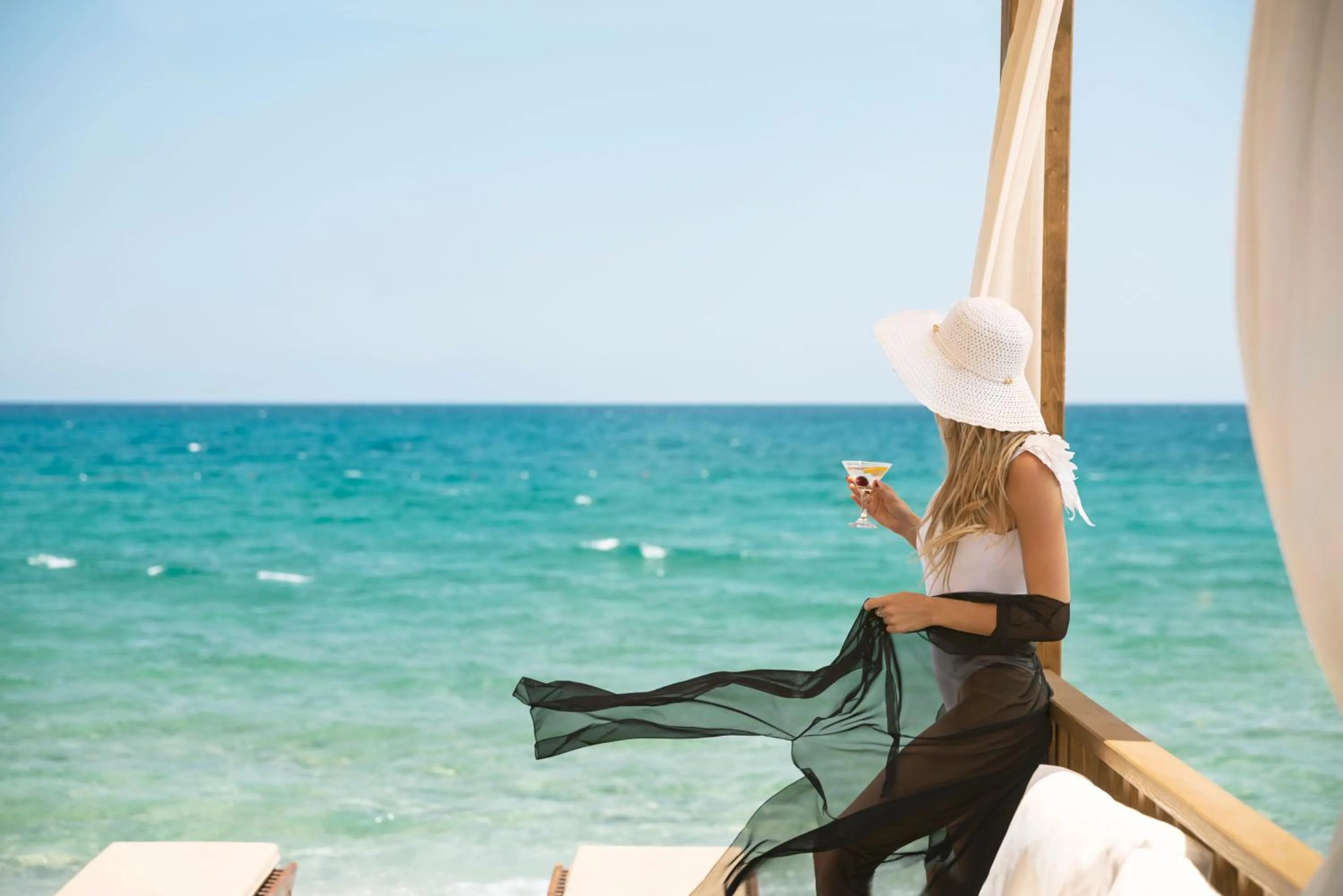 Sea view in Akka Antedon Hotel - Premium All Inclusive