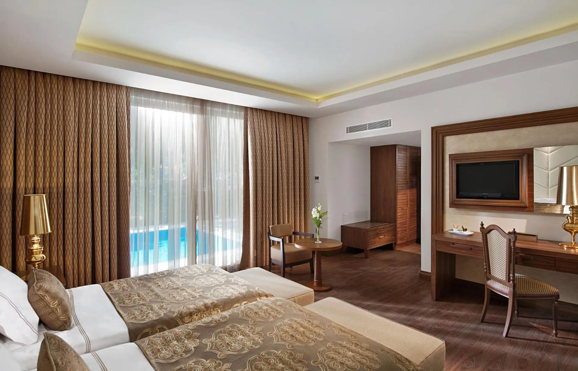 Photo of the whole room, Bed in Akka Antedon Hotel - Premium All Inclusive