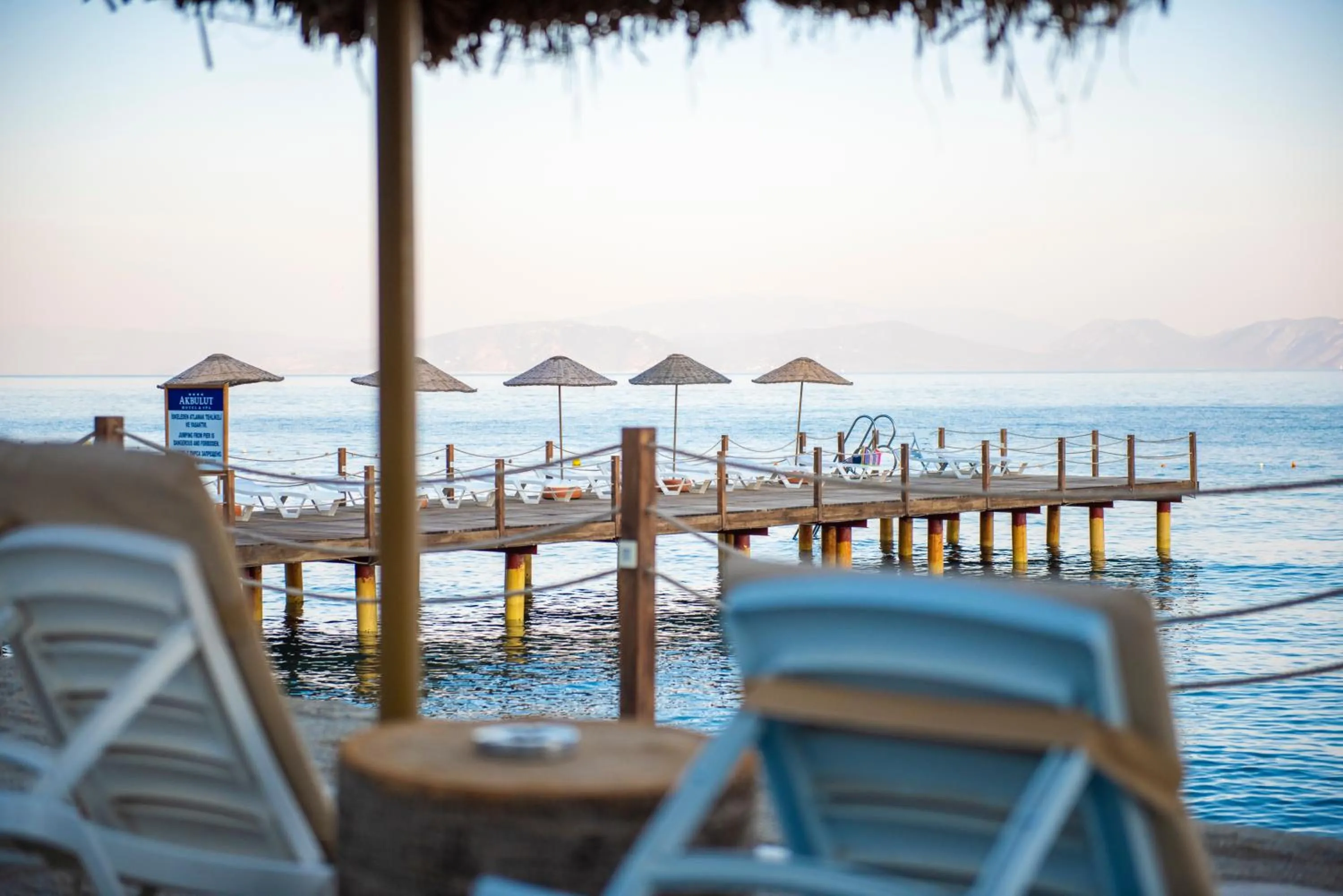 Beach in Hotel Akbulut & Spa