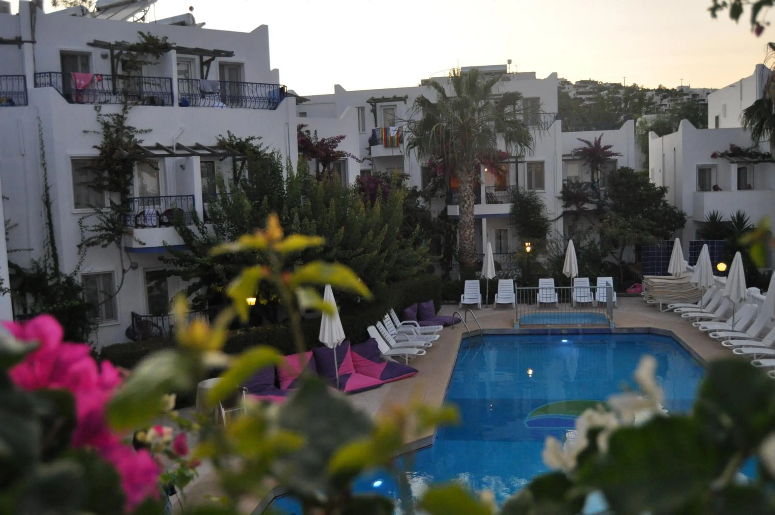 Pool view in Serhan Hotel