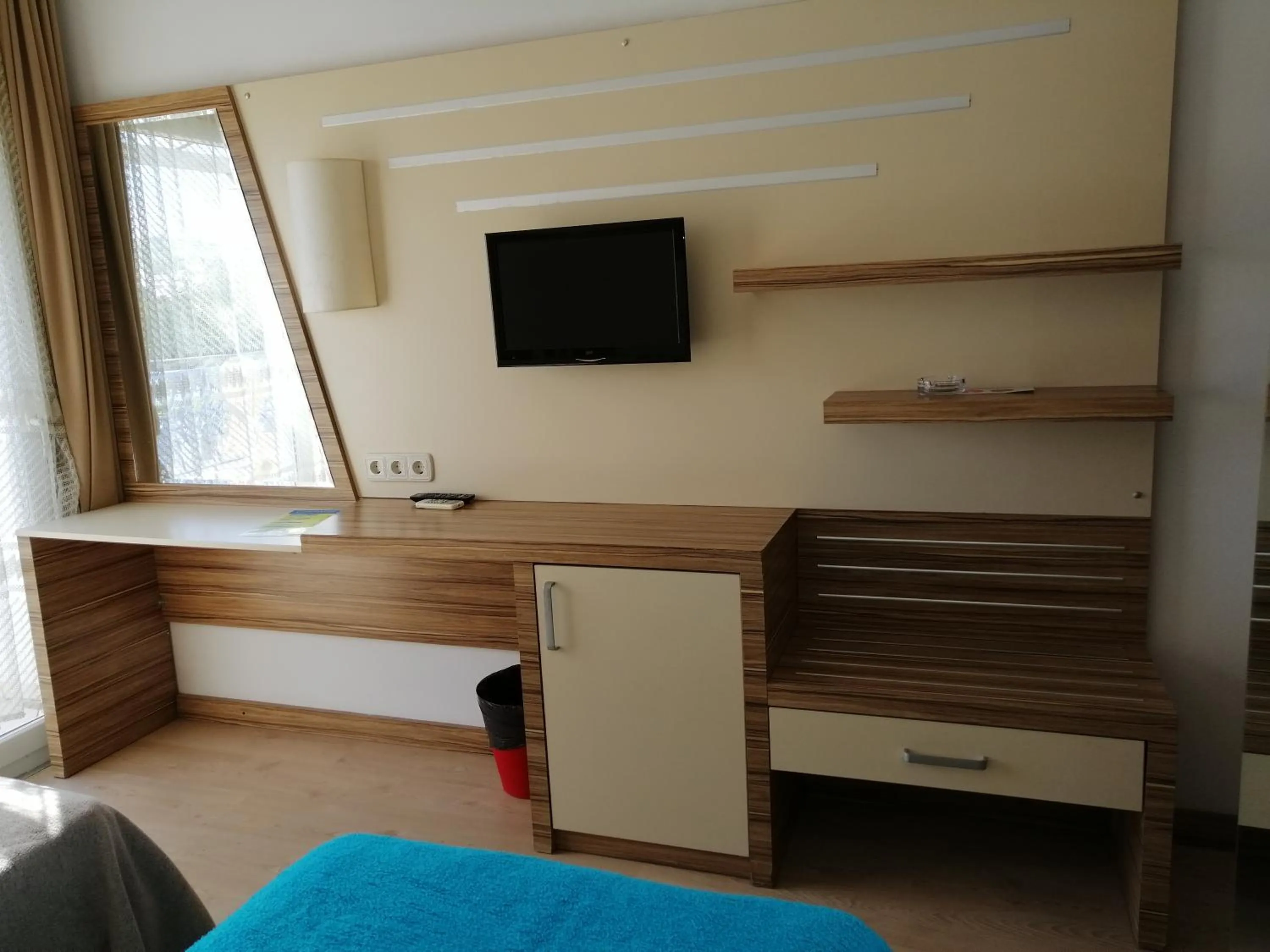 Communal lounge/ TV room in Serhan Hotel