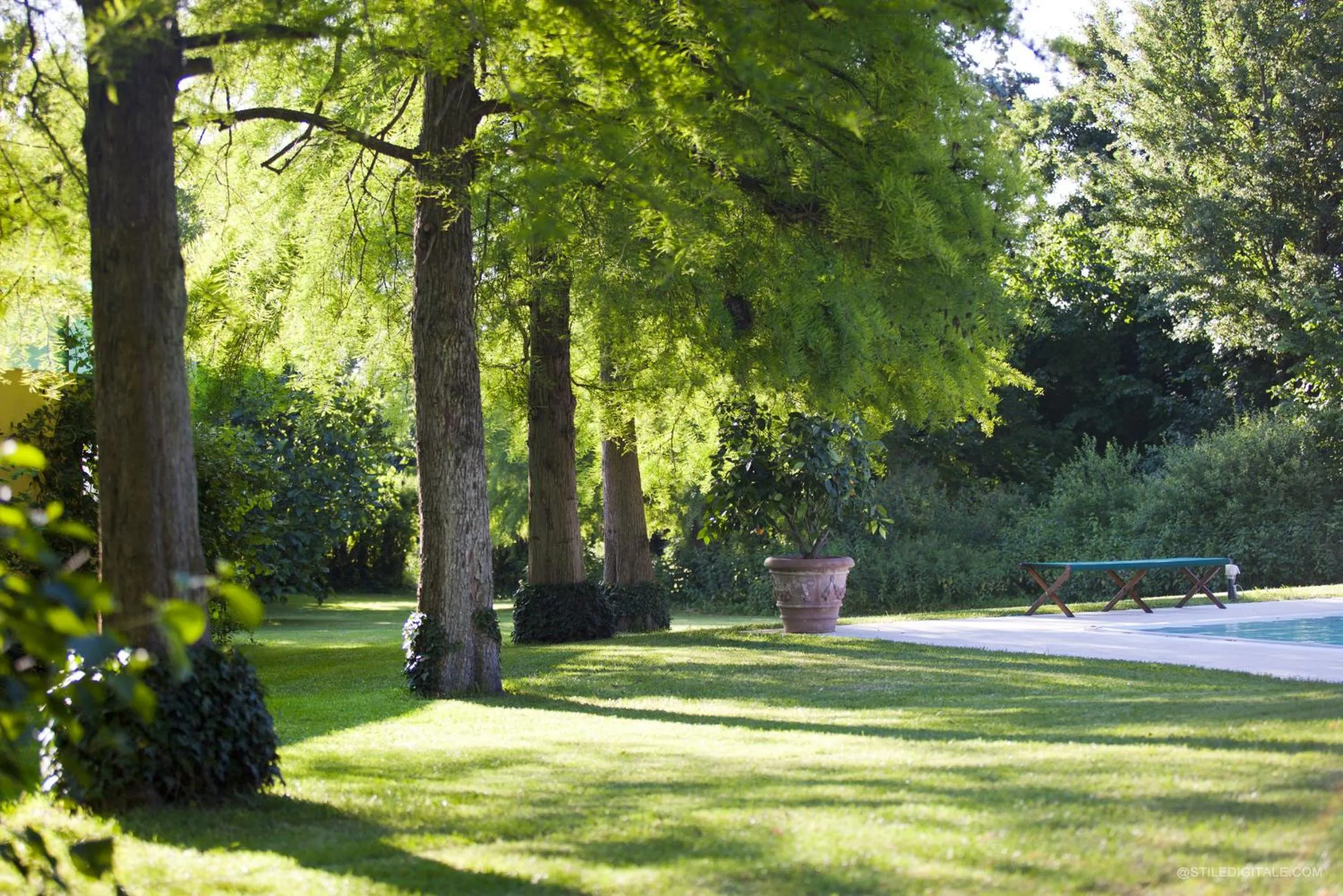 Garden view in Pragatto Hills by Casino di Pragatto