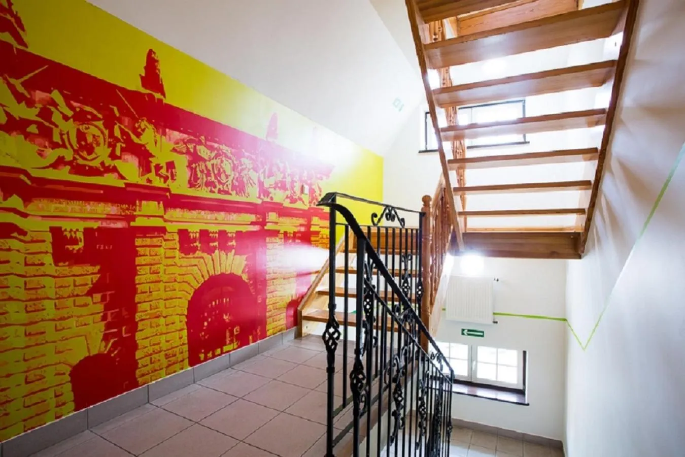 Decorative detail in Moon Hostel Gdańsk