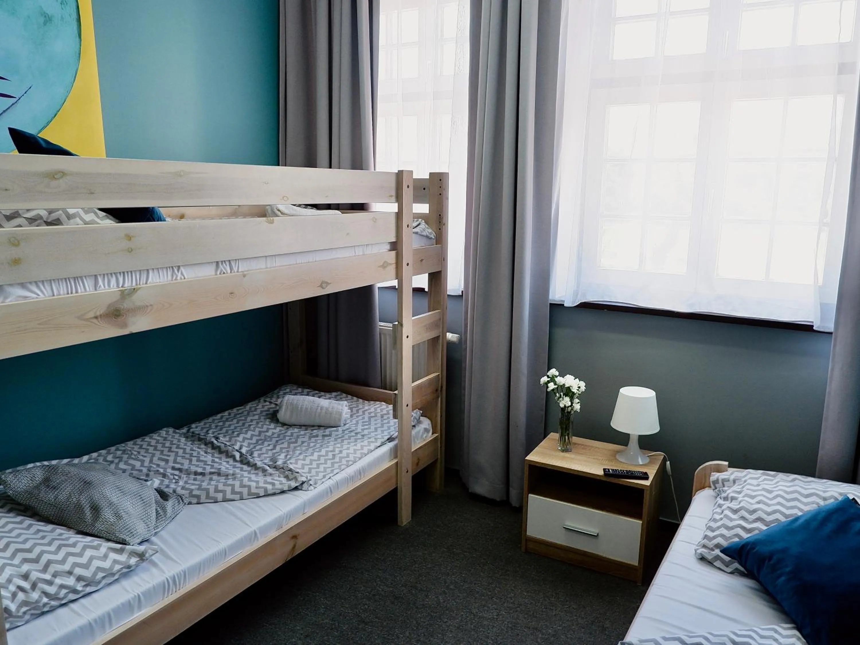 bunk bed, Bed in Moon Hostel Gdańsk
