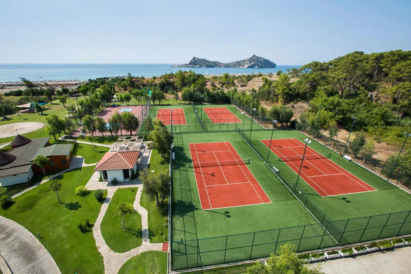 Tennis court in TUI BLUE Sarigerme Park