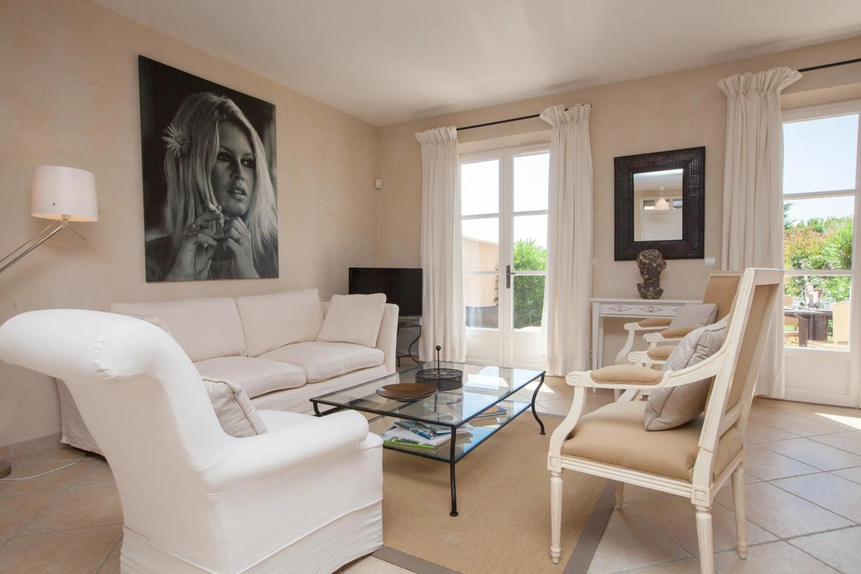 Living room in Saint-Tropez Golf Residences