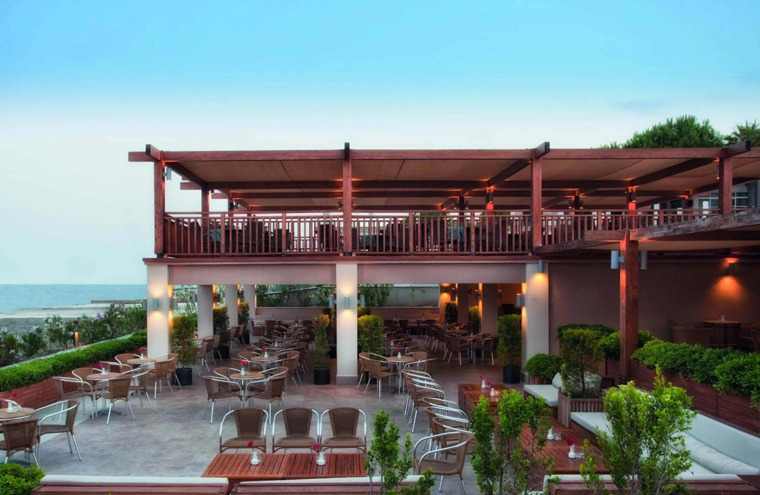 Patio in Akka Alinda Hotel - Premium All Inclusive