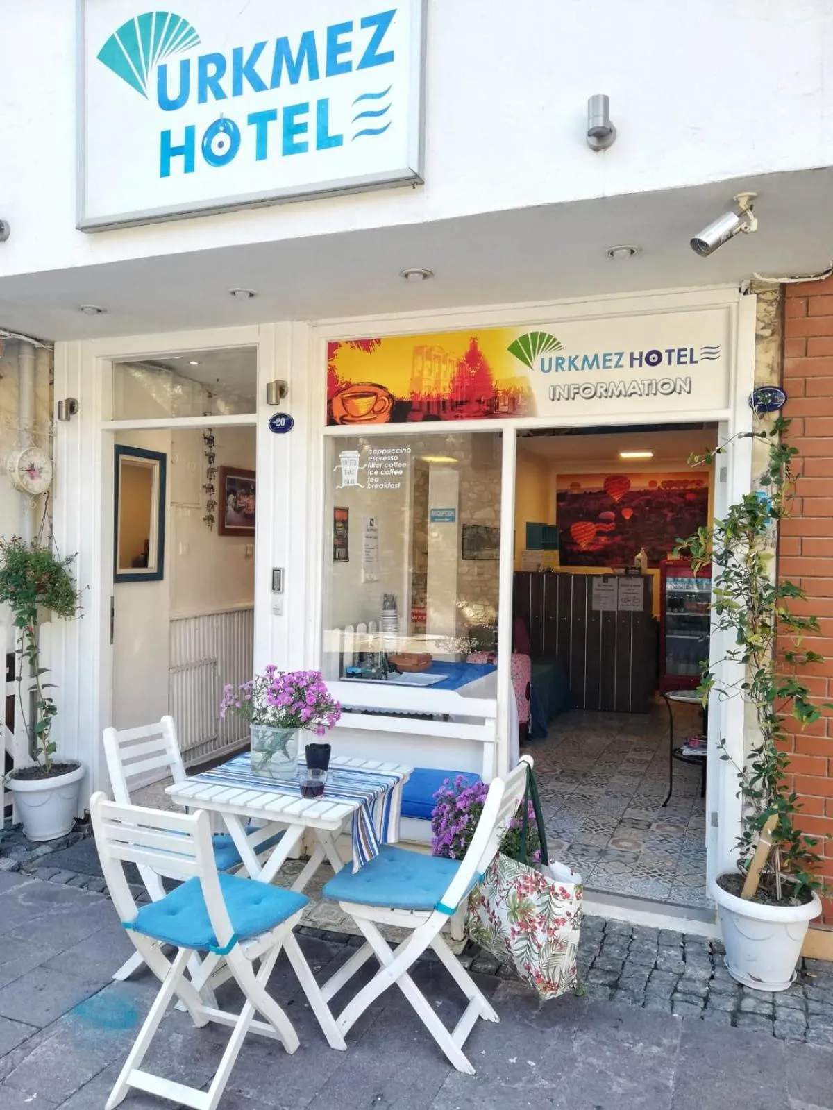 Facade/entrance in Urkmez Hotel
